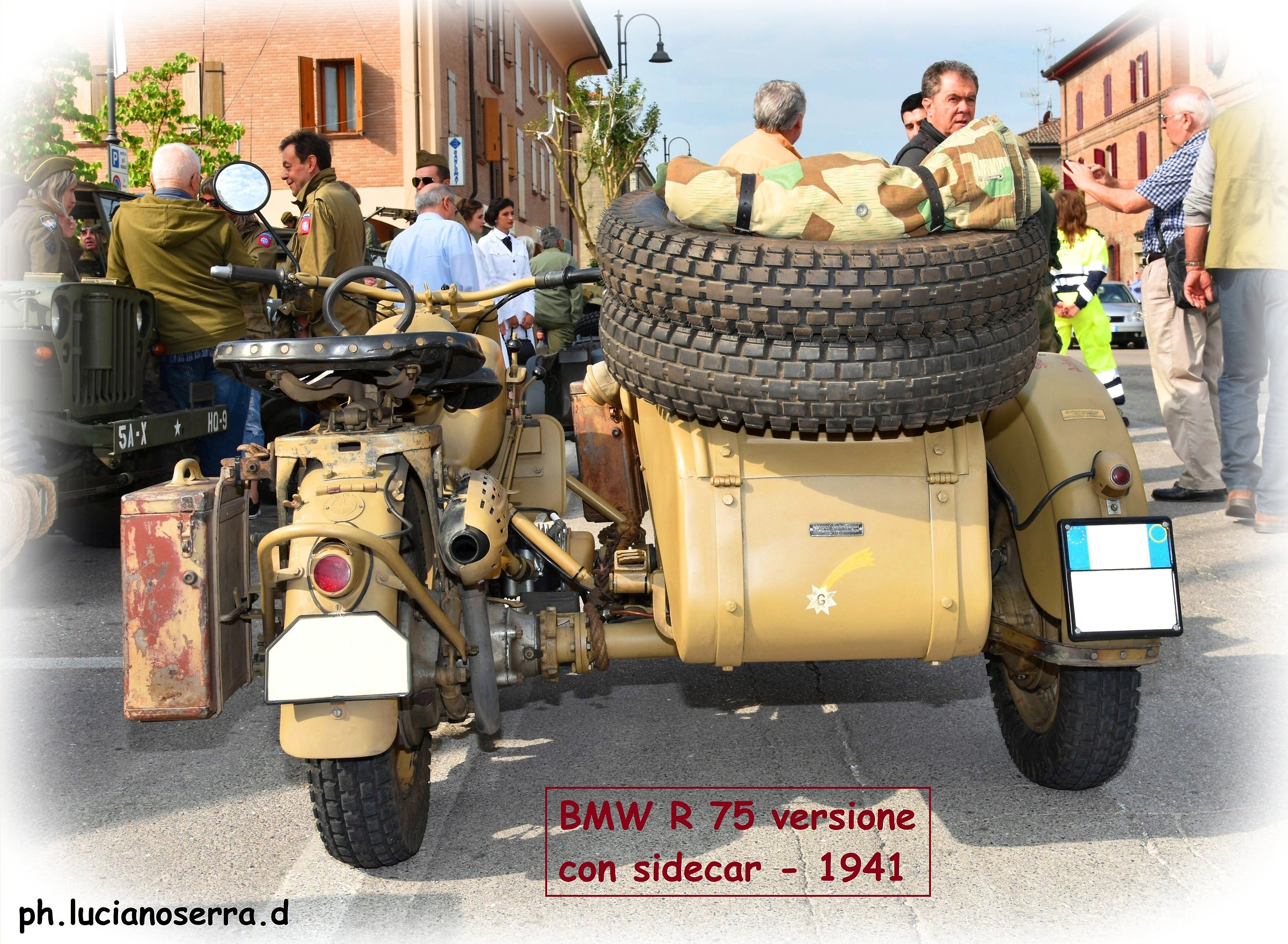 BMW R 75 with sidecar - 1941 Afrikakorps version
