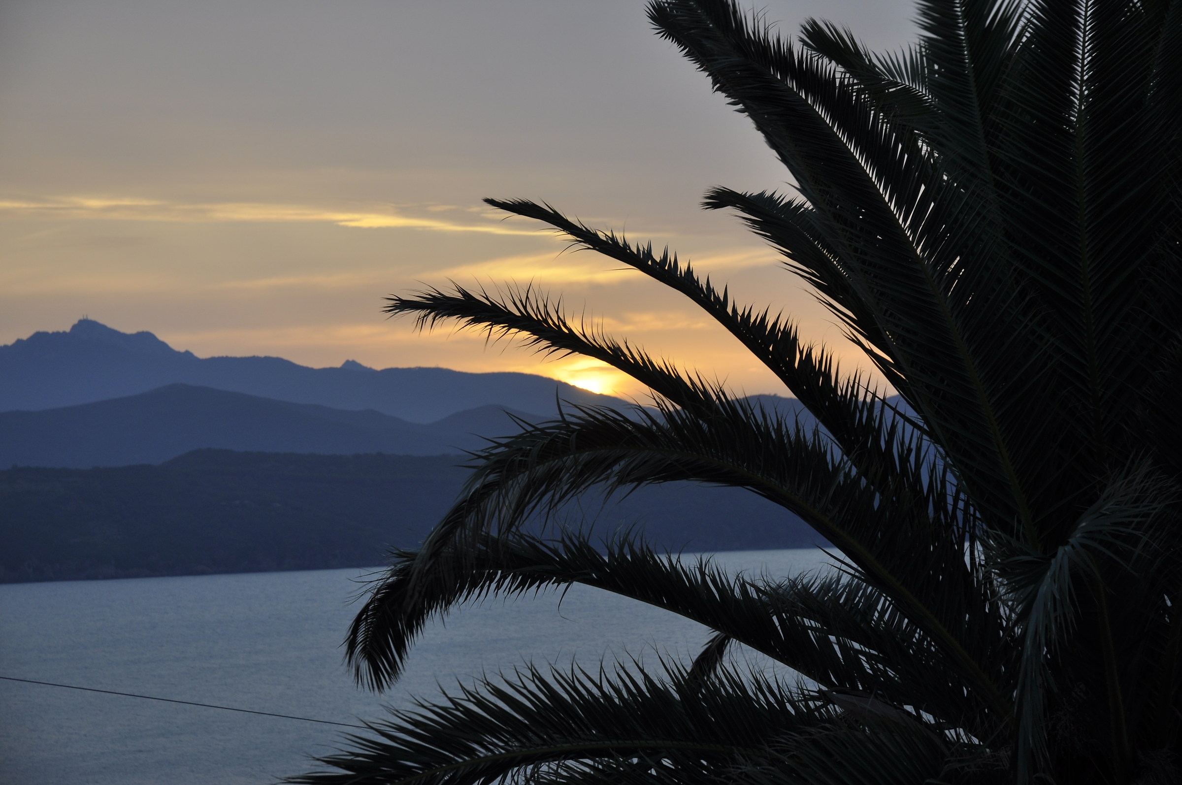 tramonto isola d'elba