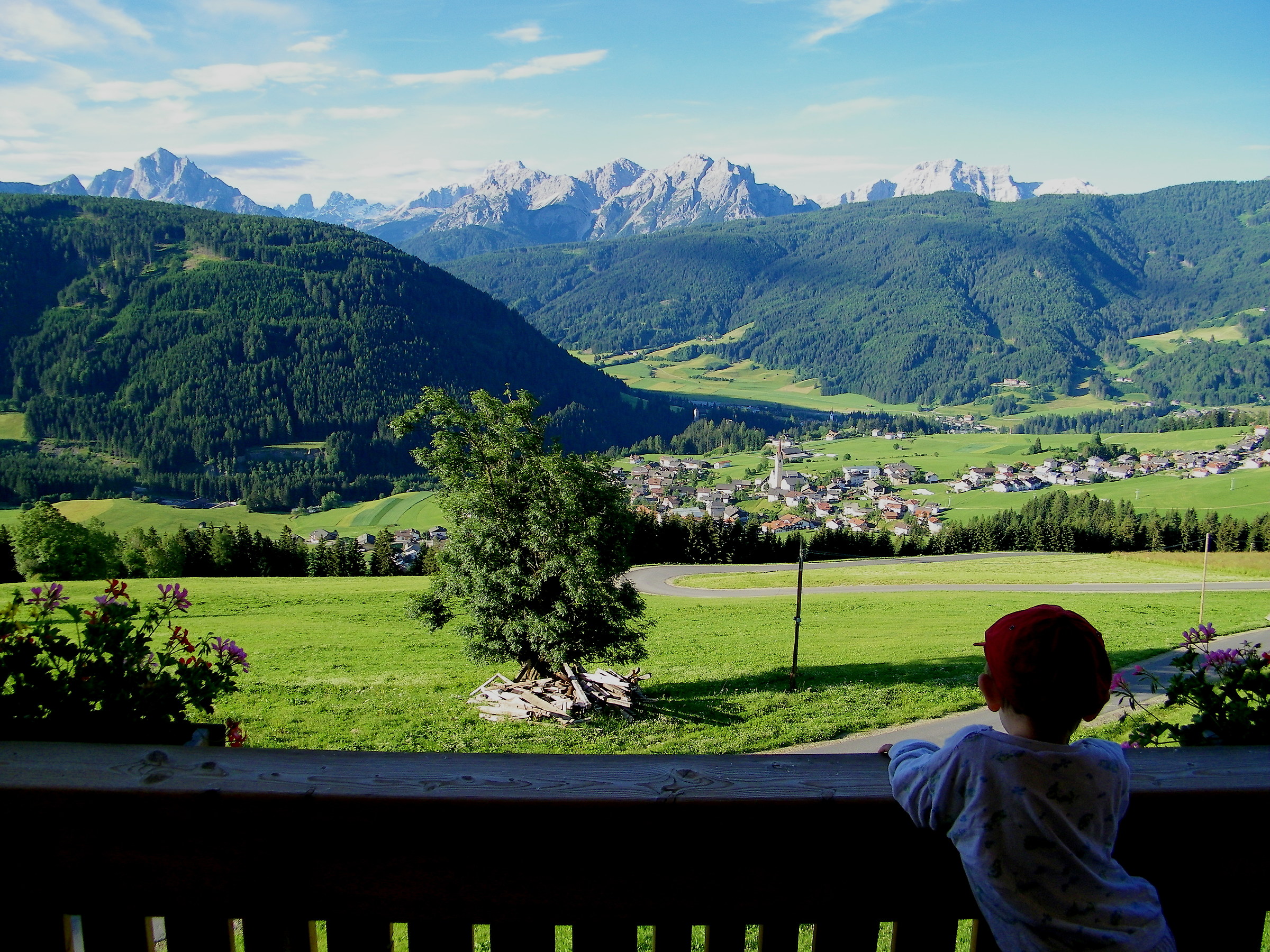 Panorama dal balcone
