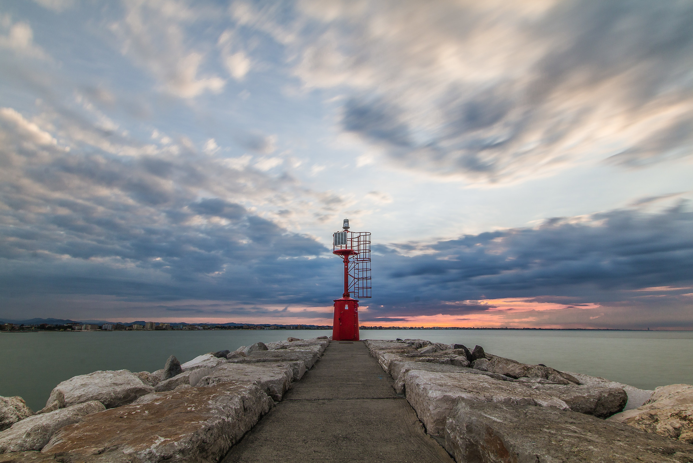 Tramonto a Rimini