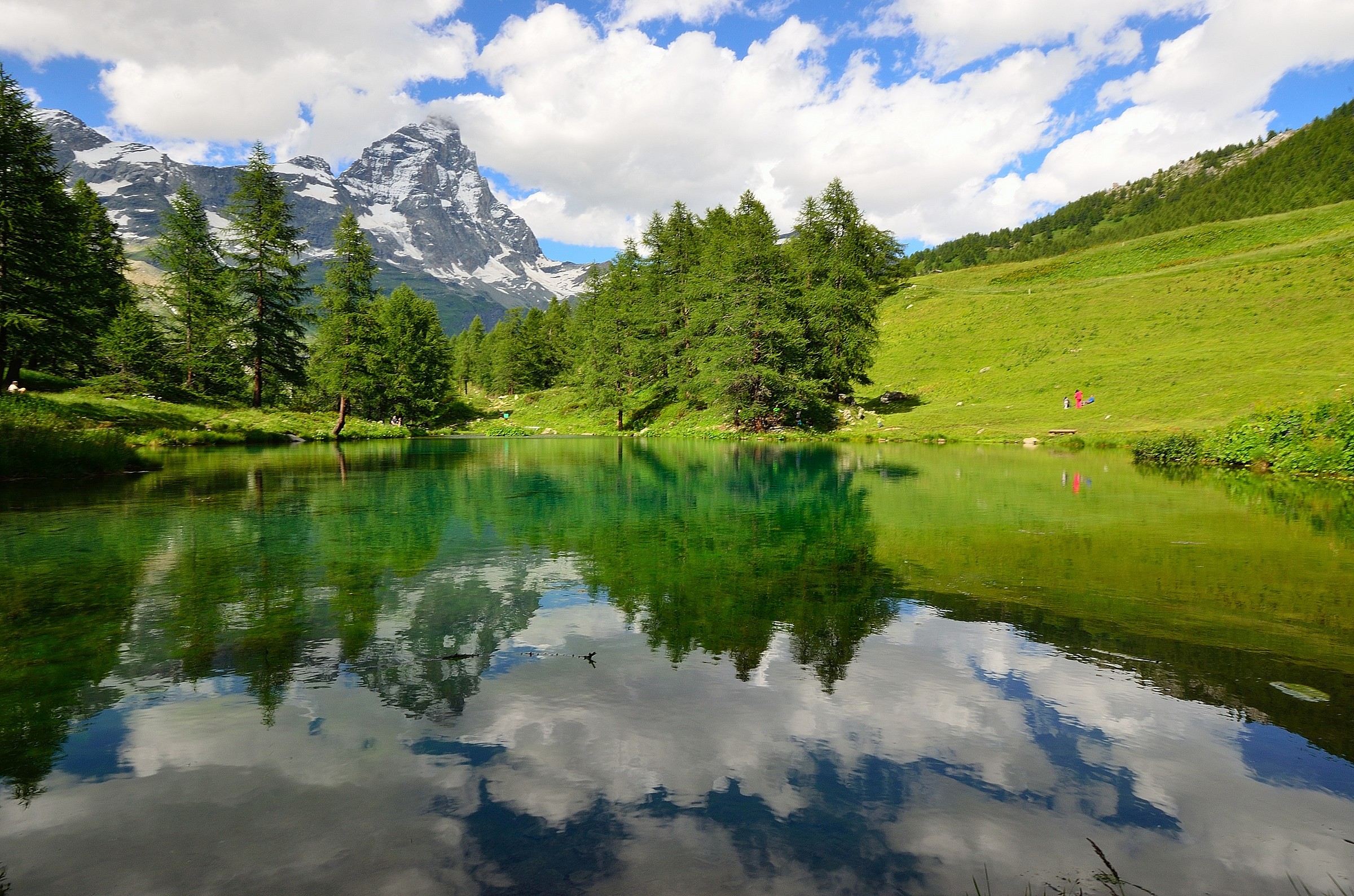 Cervino nel lago blu 2