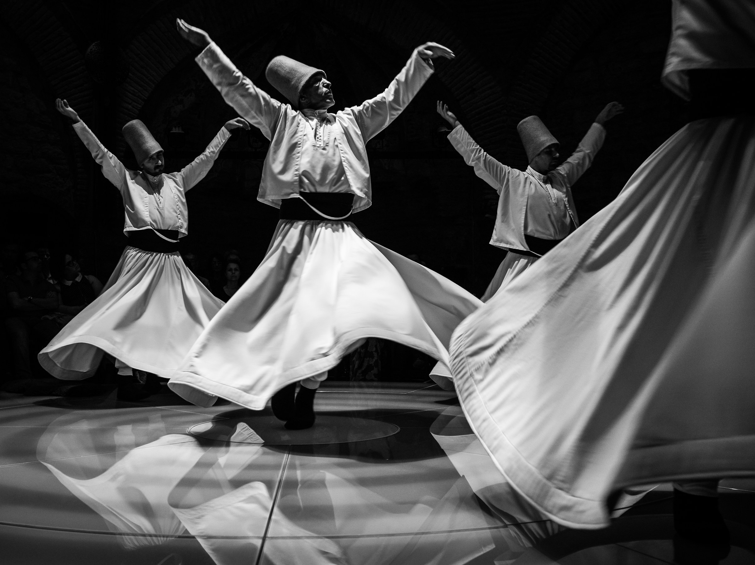 whirling dervishes. Istanbul