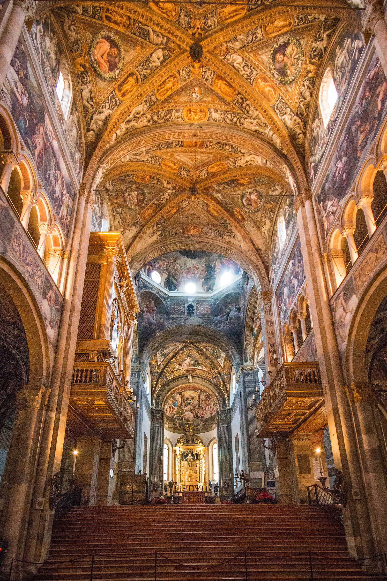 Interior of the Cathedral of Parma