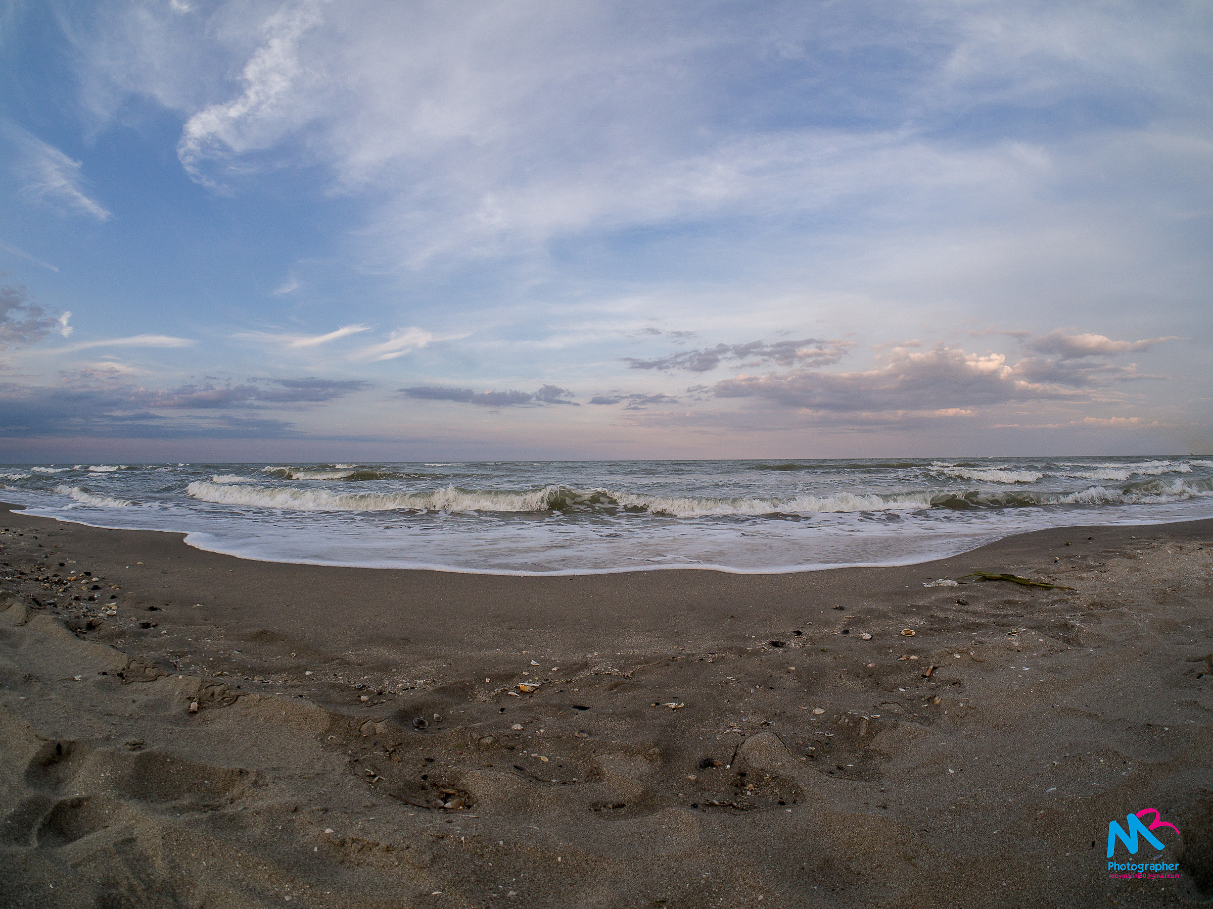 Mare con il tramonto