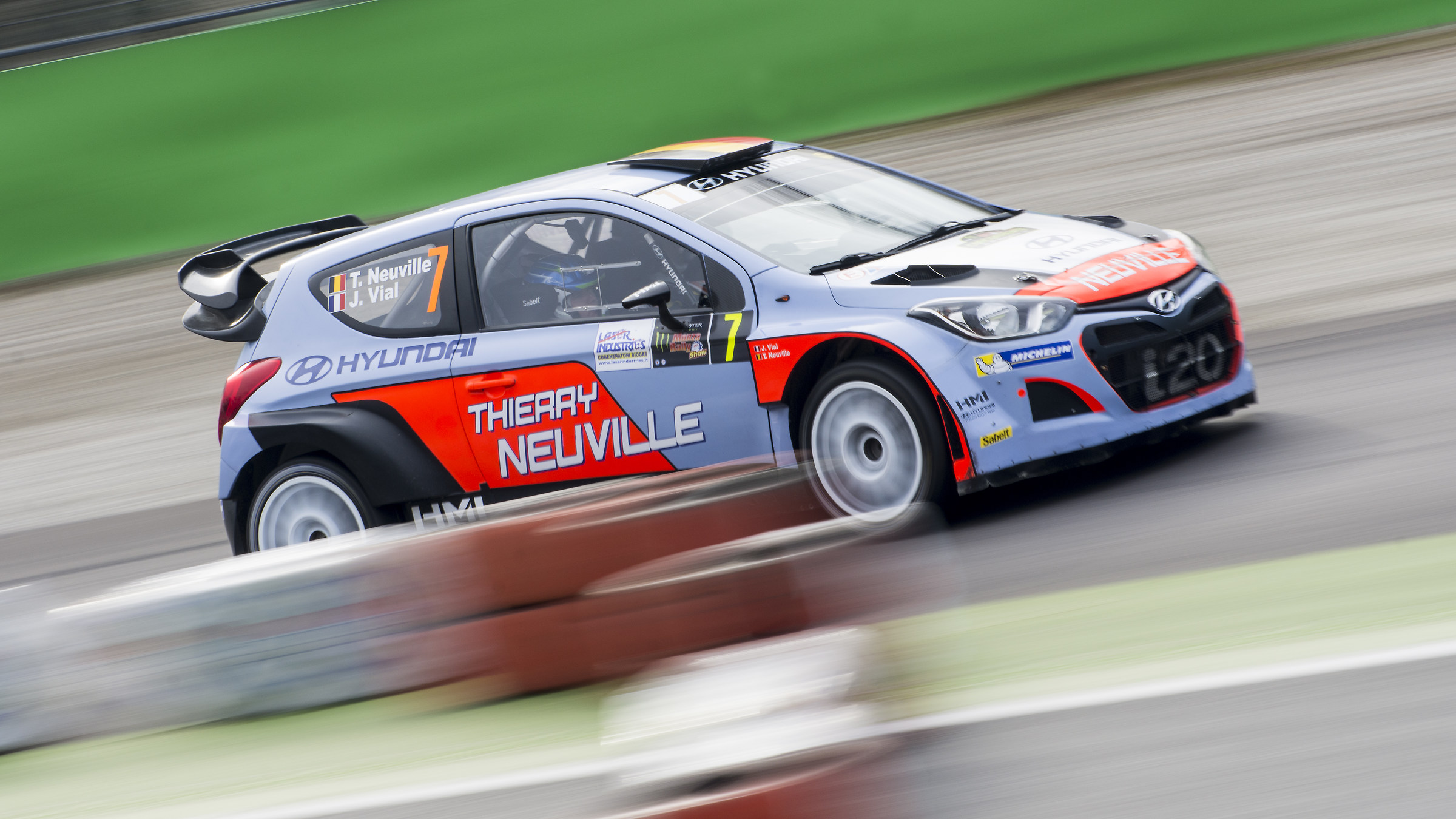 Thierry Neuville at the Monza Rally Show 2016