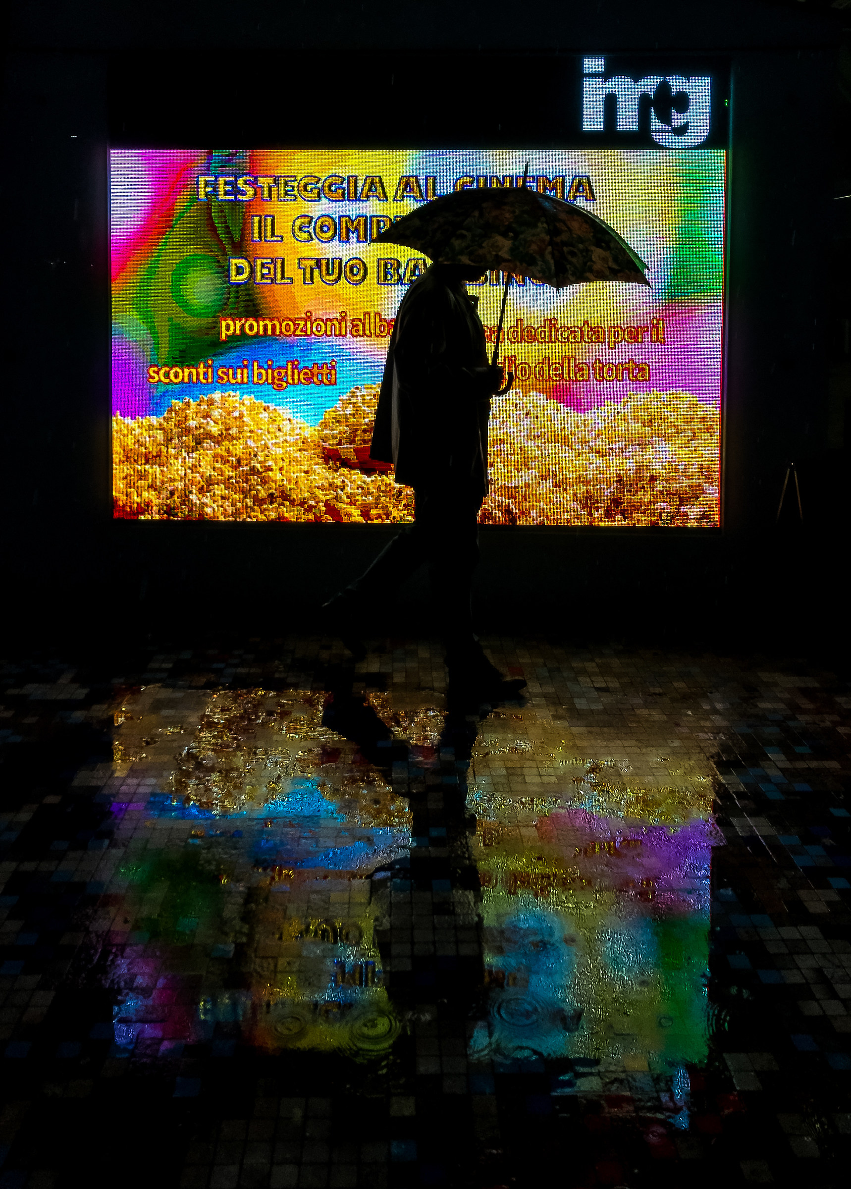 The pass, under the rain....