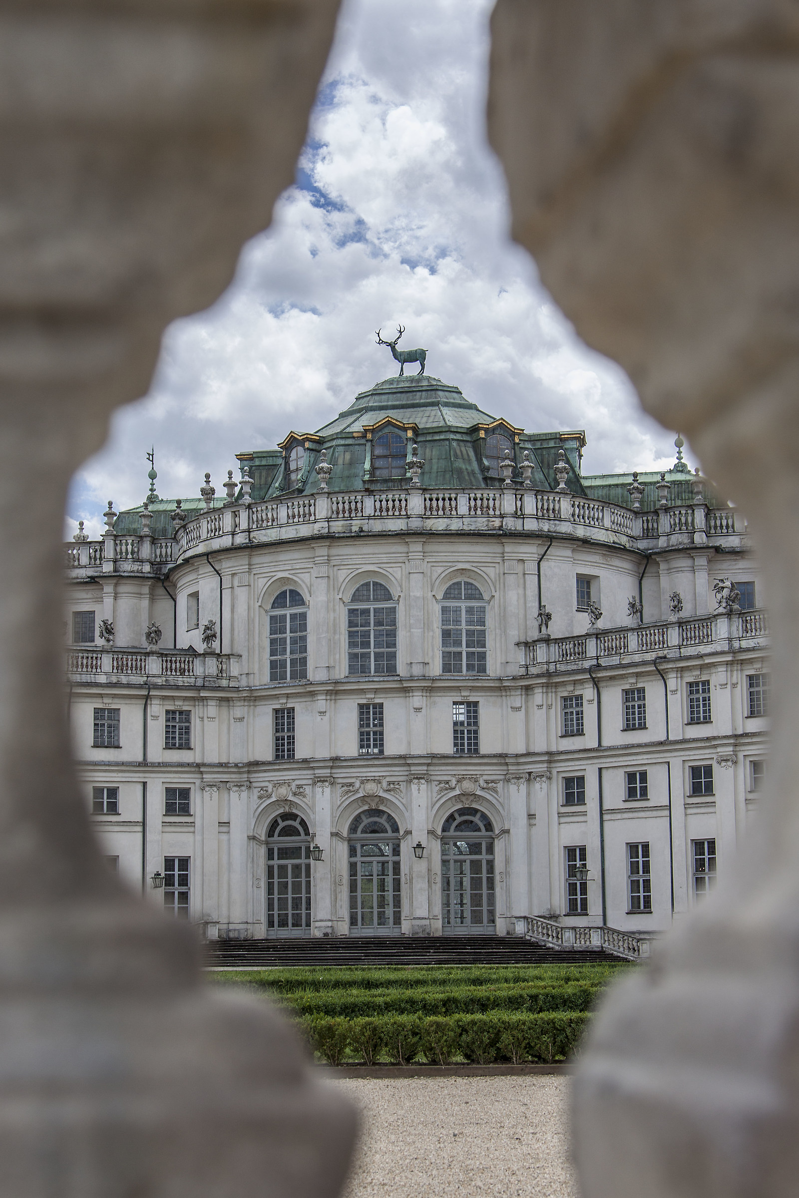 vista della casa di caccia di Stupinigi.