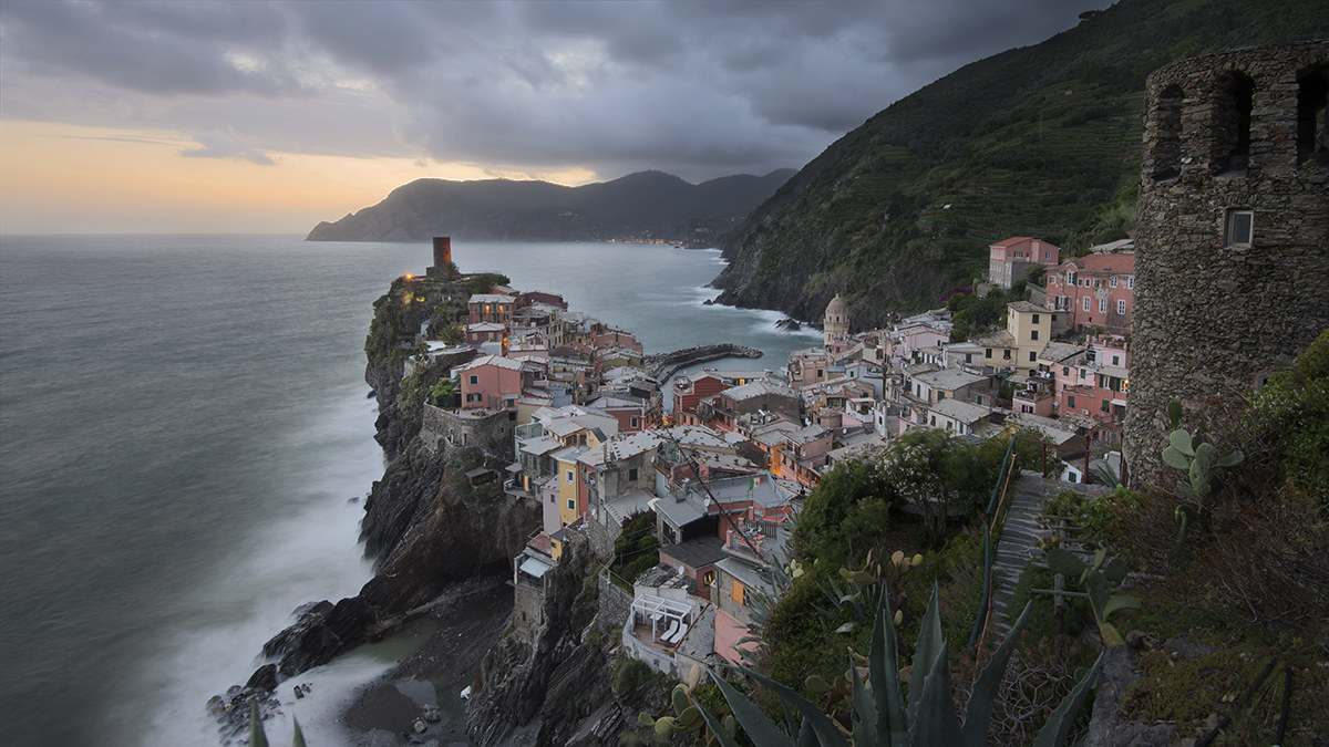Vernazza also at sunset