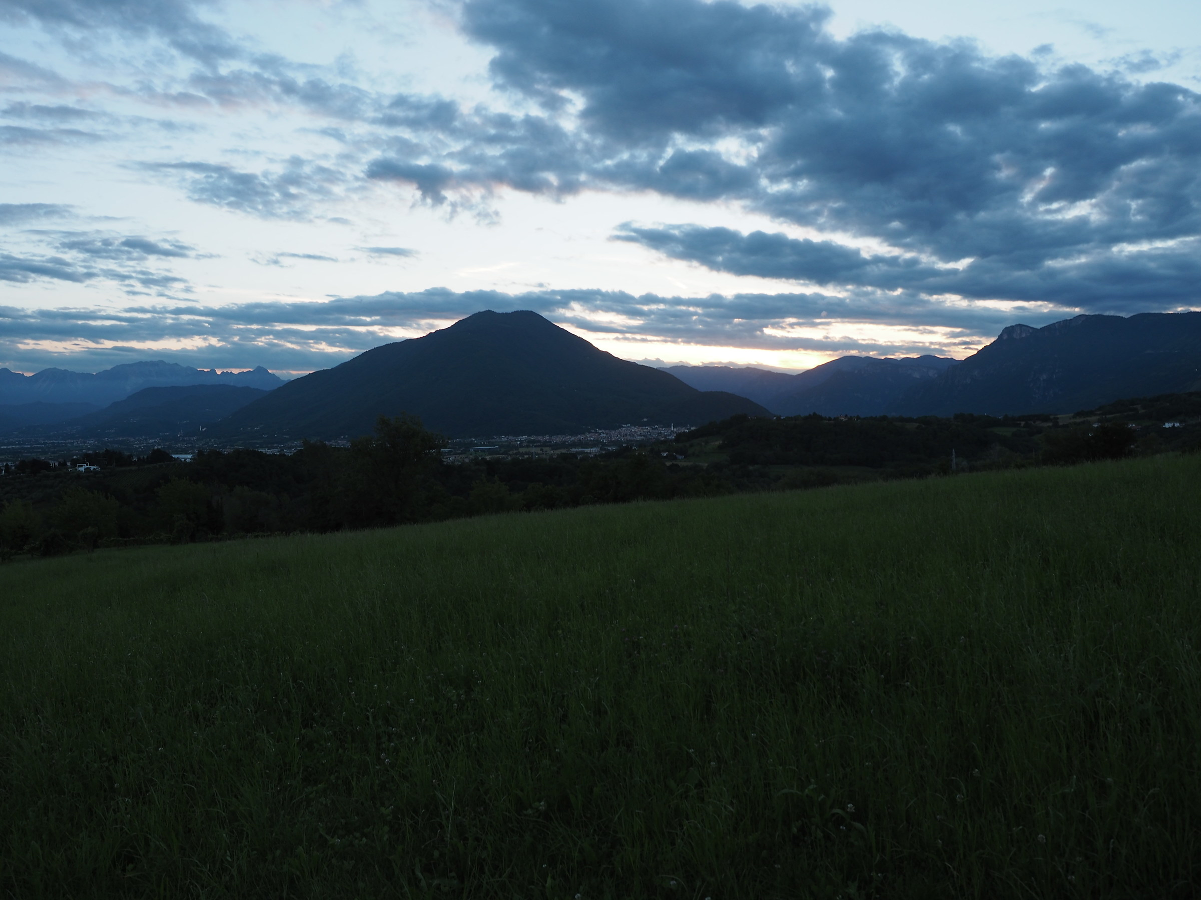Mount Summano at the end of the day