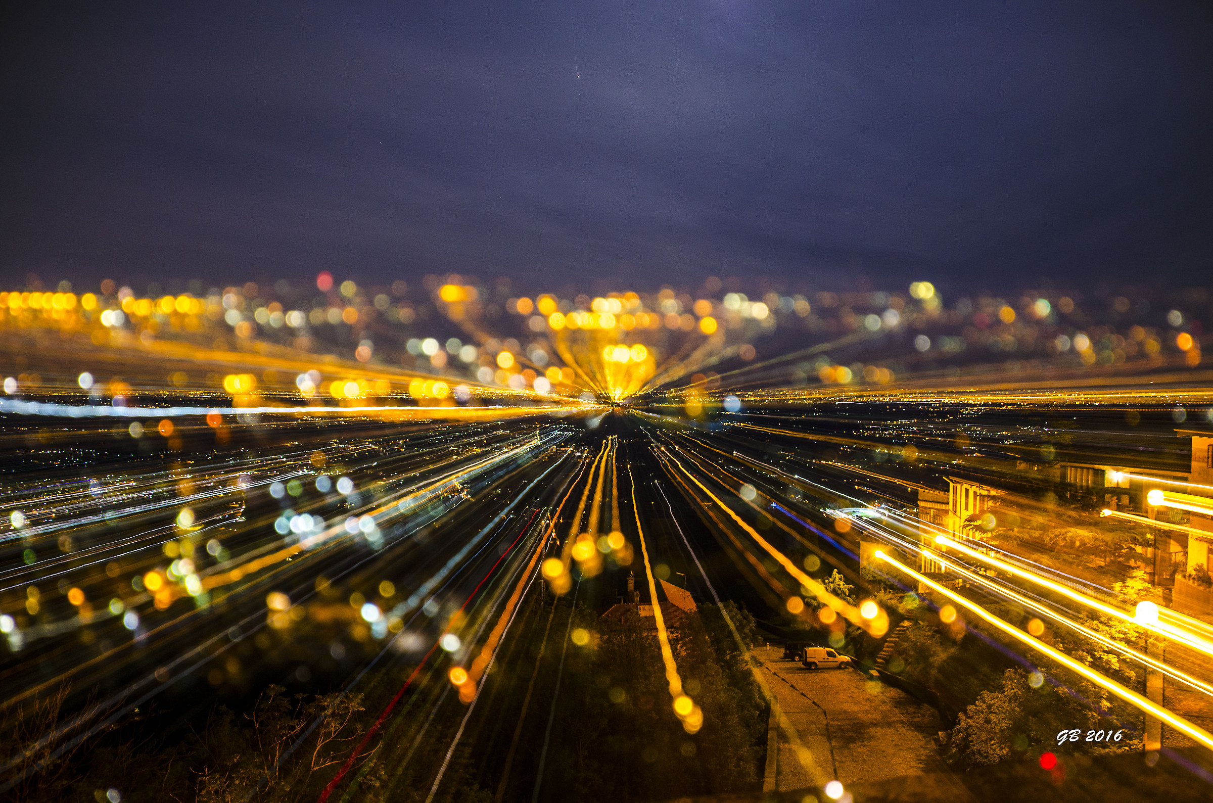 luci al Sacro Monte di Varese