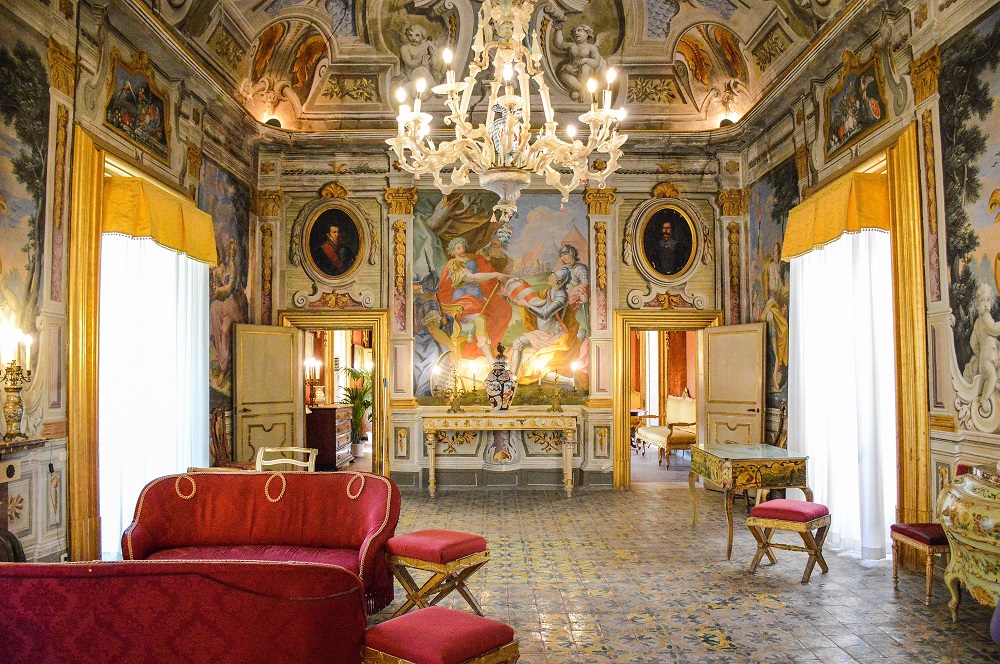 Inside Villa Niscemi, seasons Room