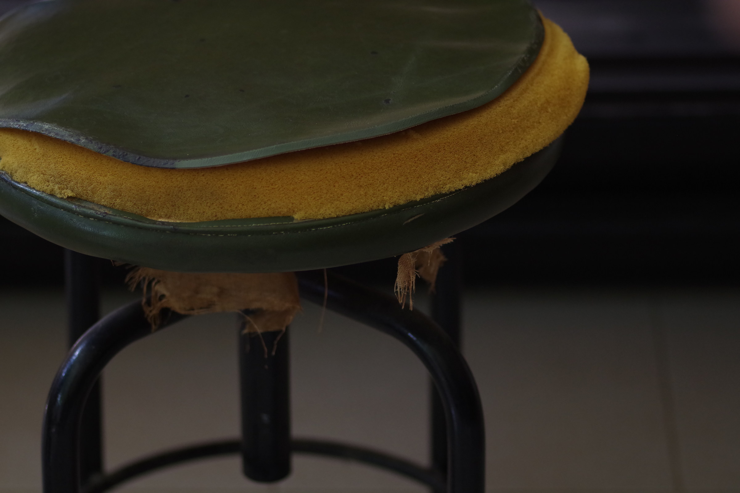 stool in the laboratory