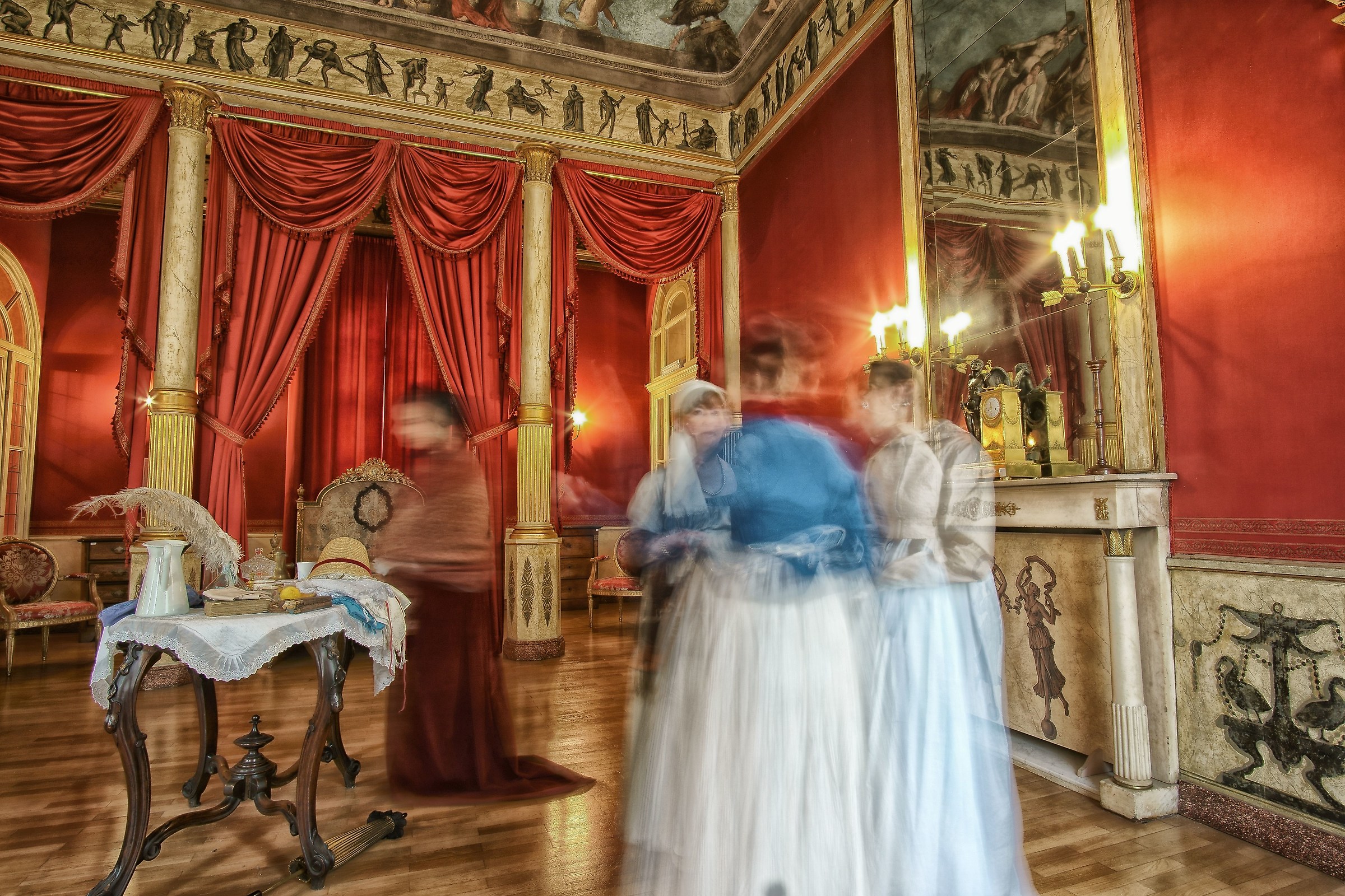 ghosts in Barolo Palace
