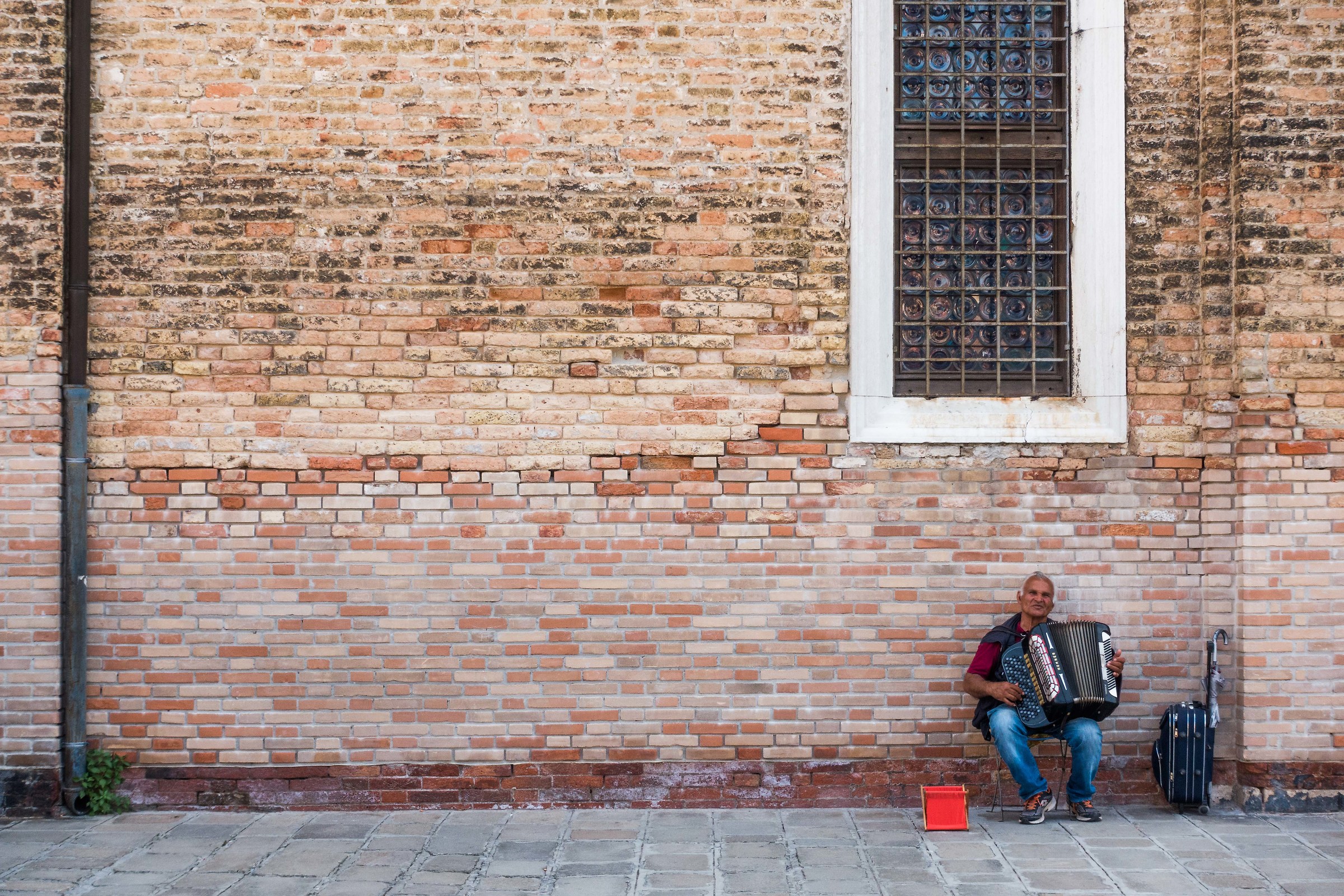 Artist with Accordion