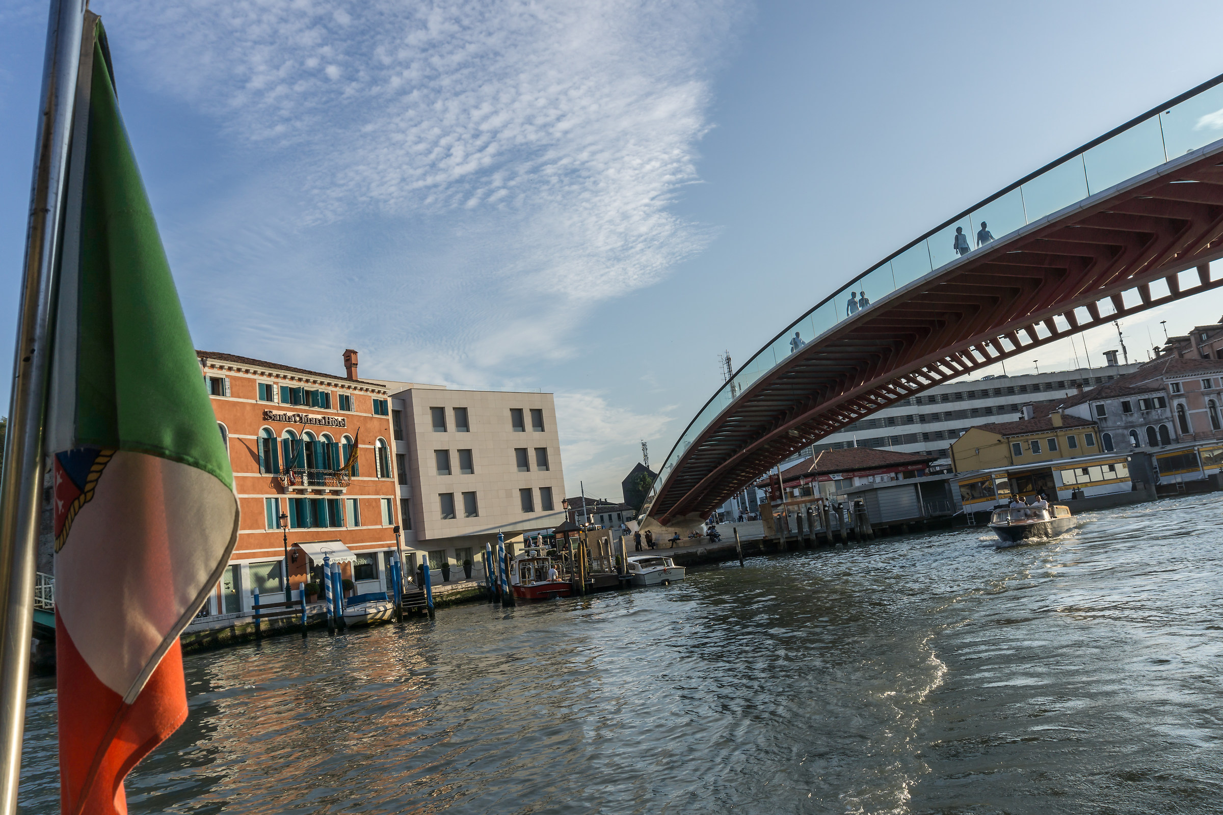 Calatrava Bridge from the vaporetto