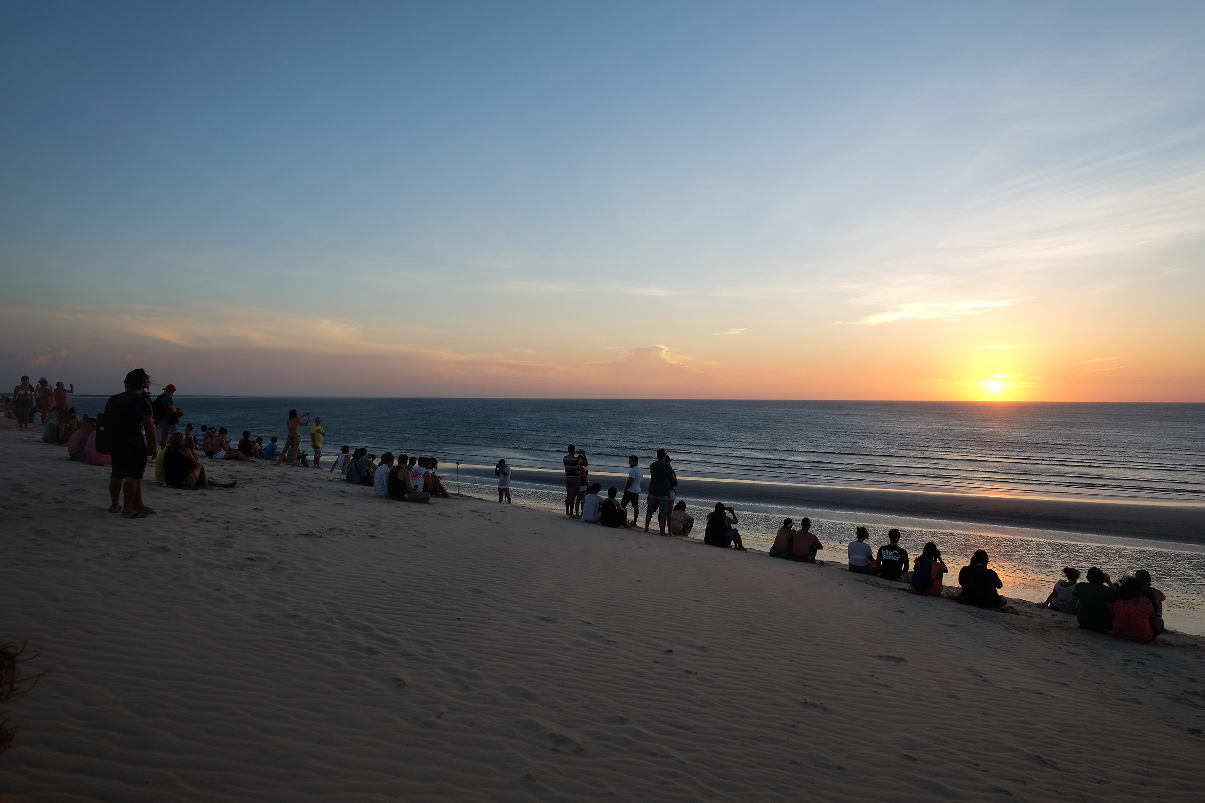 A duna do por do sol...