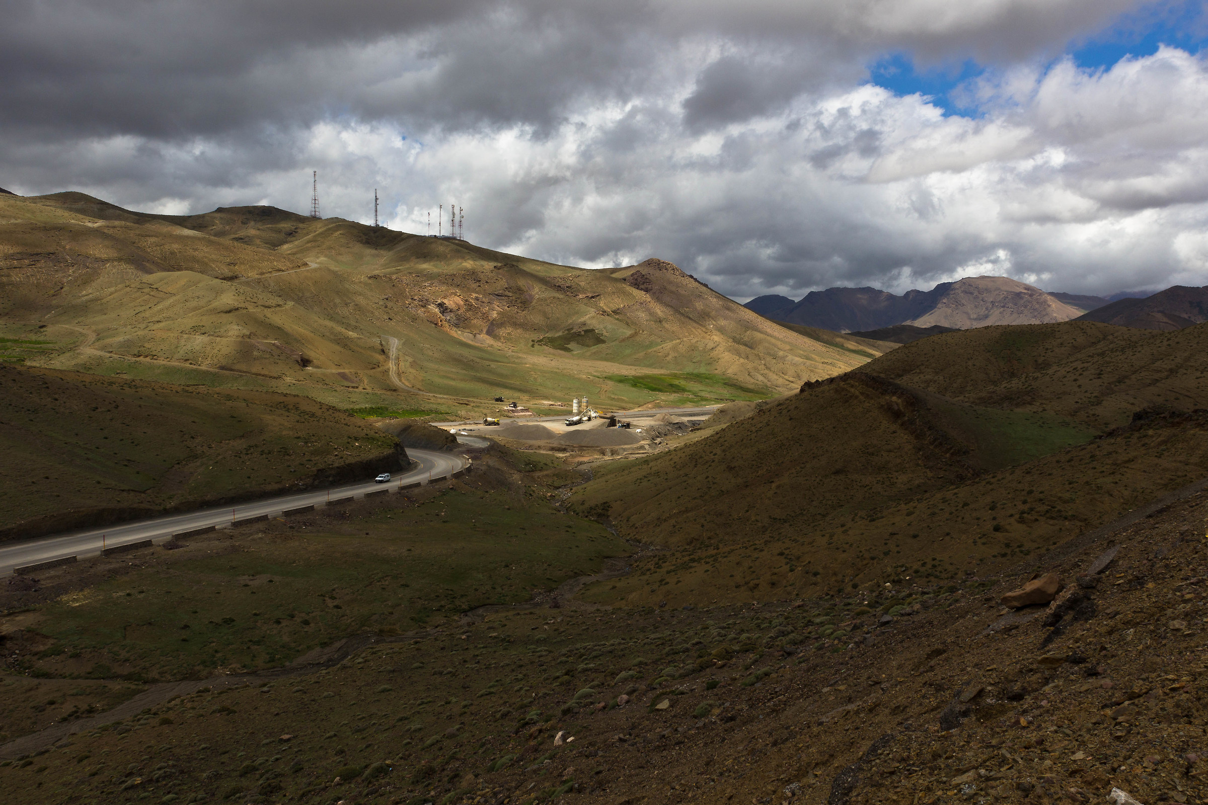 Clouds over the Tizi N'Tichka