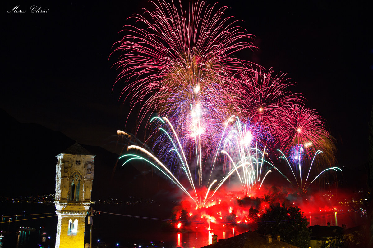 Fireworks Comacina Island in 2016