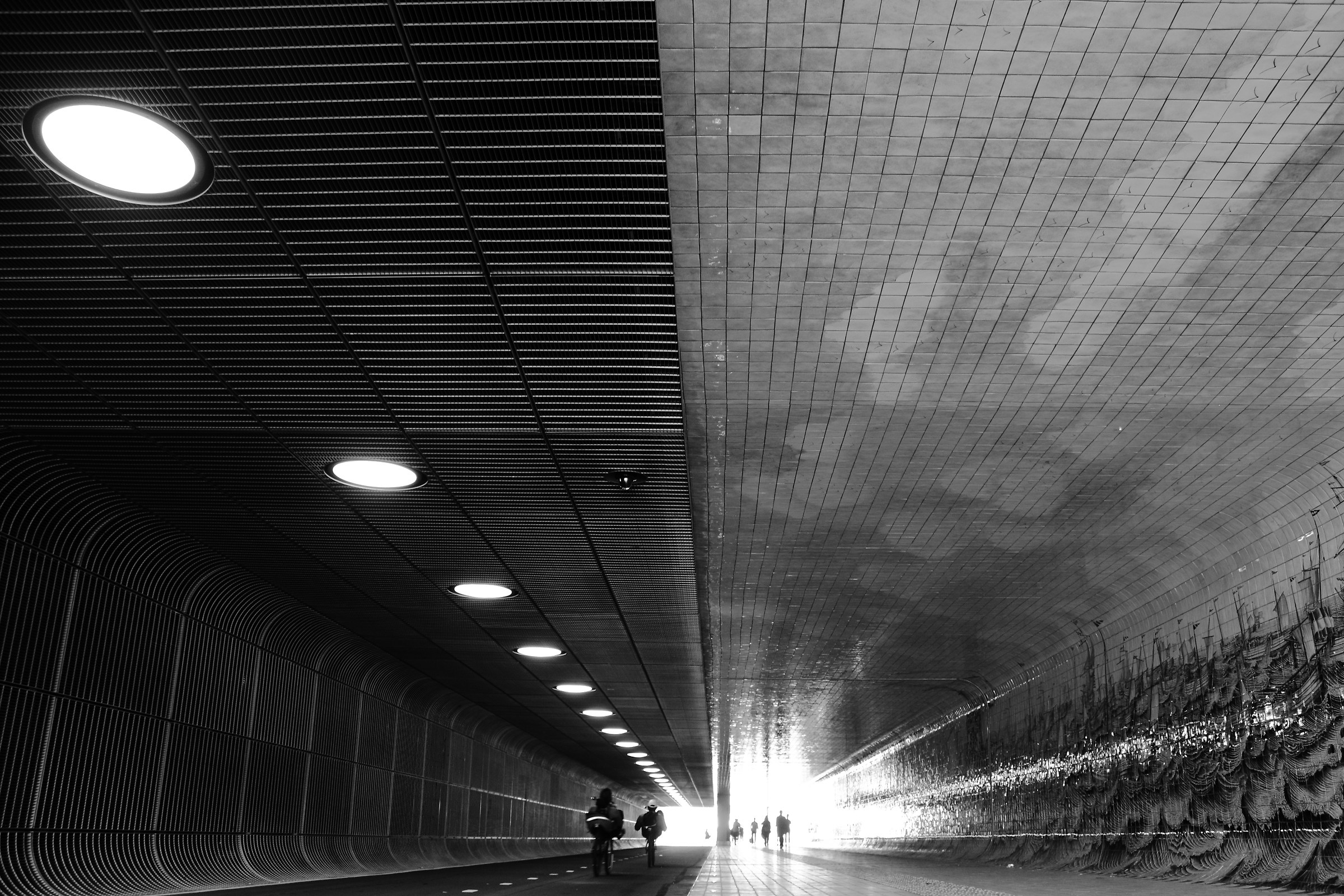 Tunnel in Amsterdam