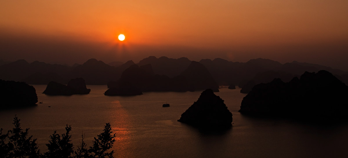 Halong Bay sunset, Viet Nam