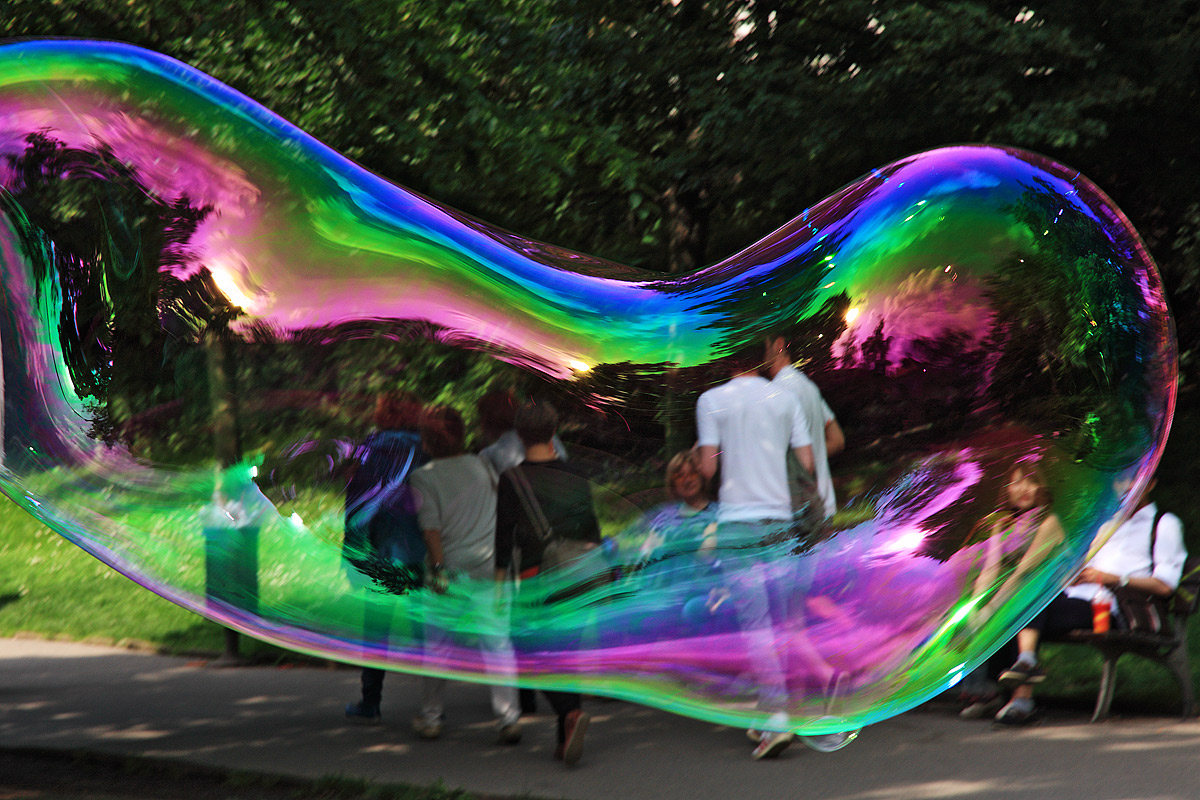 The big bubble in the park