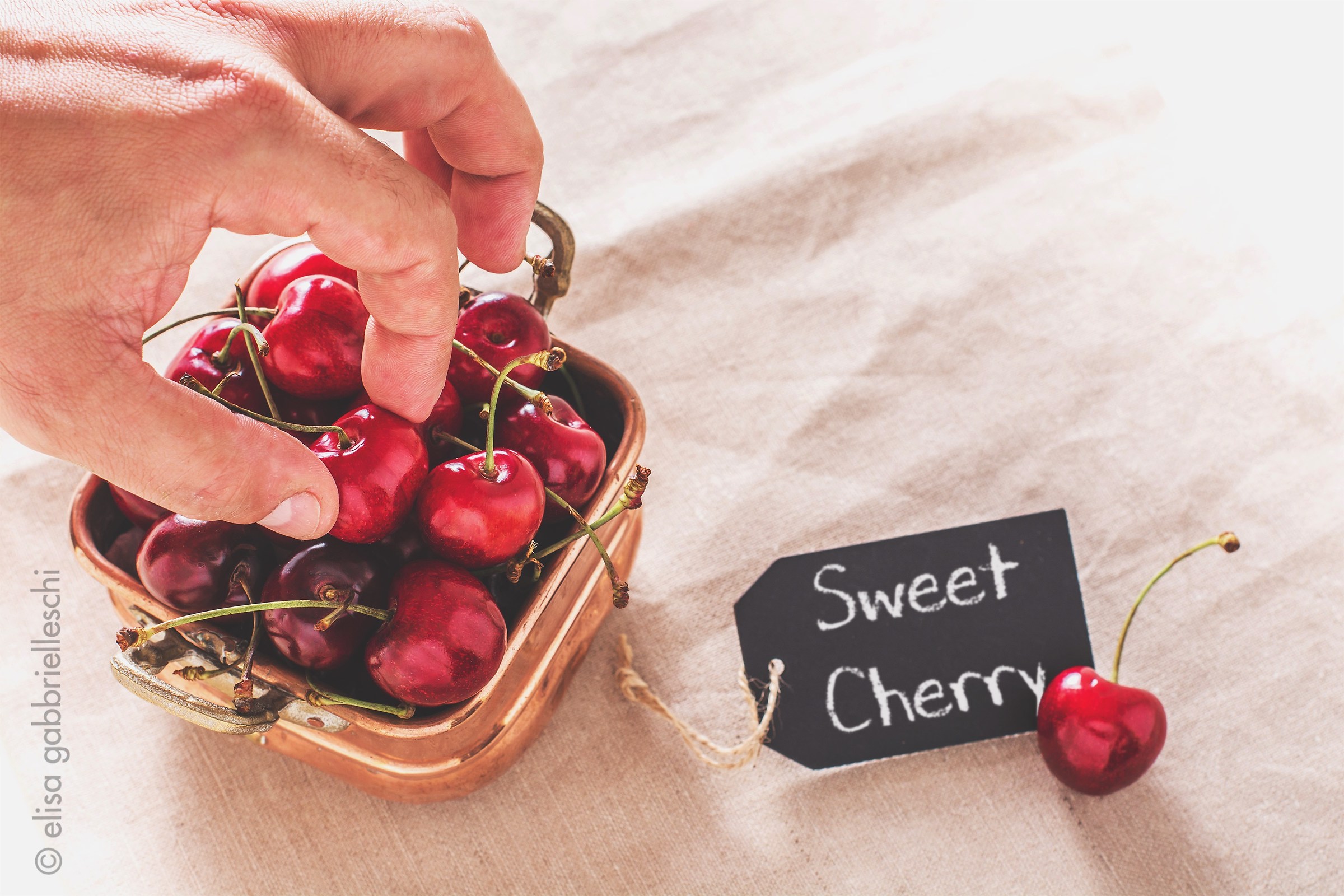 Sweet cherries ...