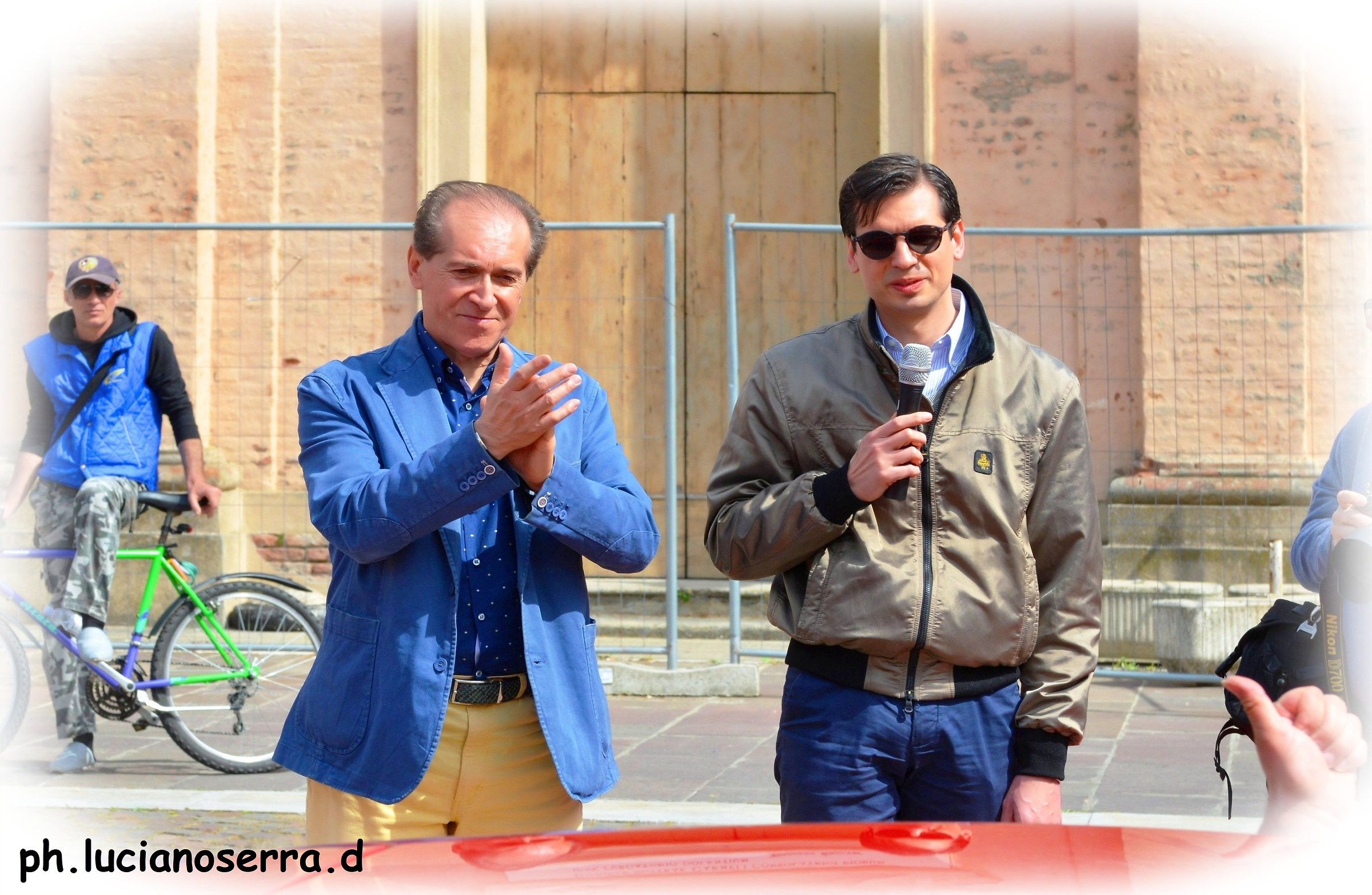 Fabio Lamborghini applade pleased ...