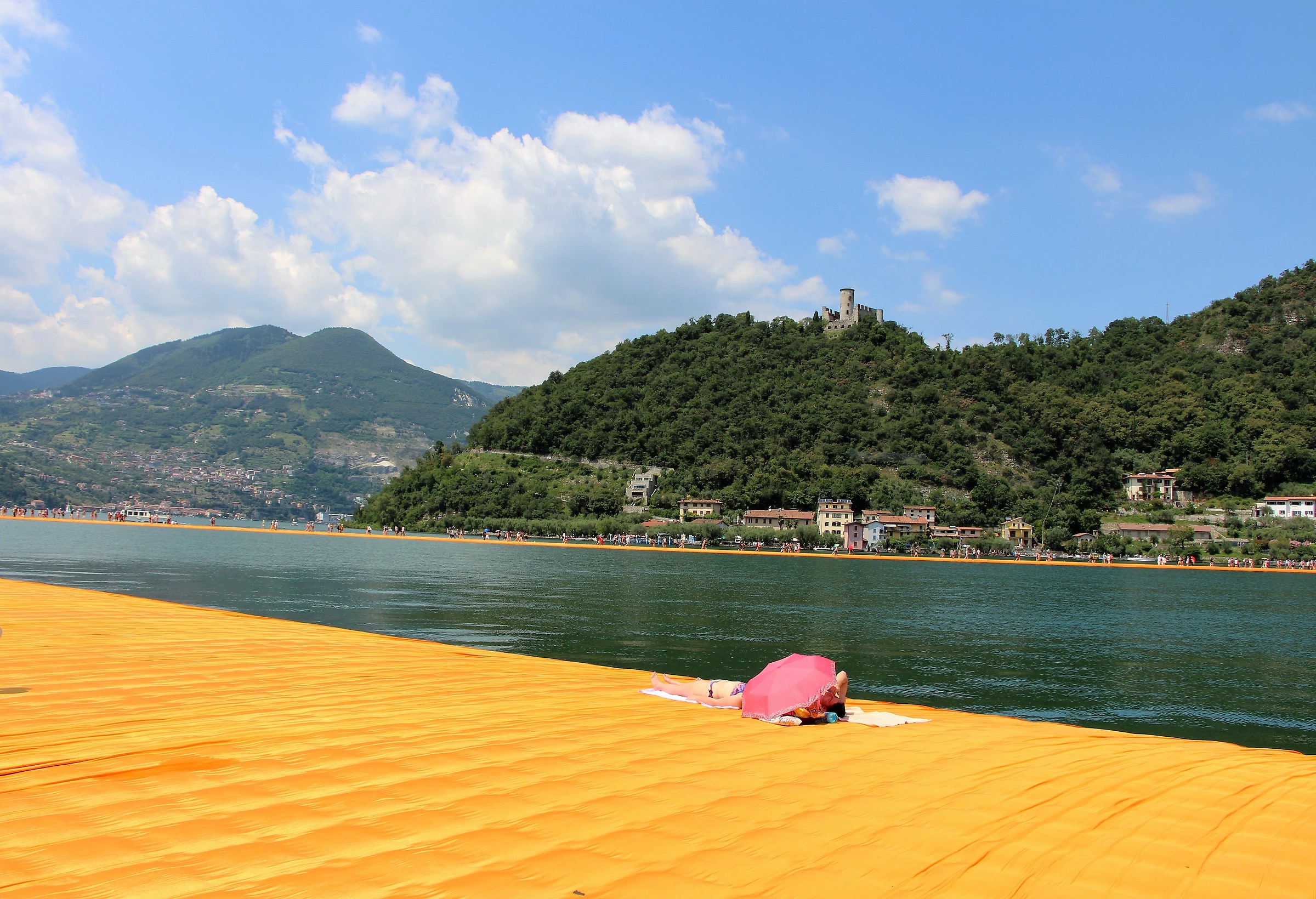 Lago D'Iseo Relax sulla passerella