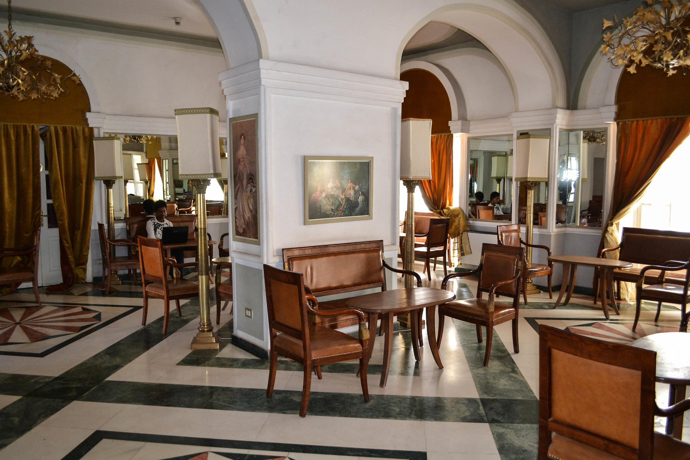 hall of the Italian Asmara