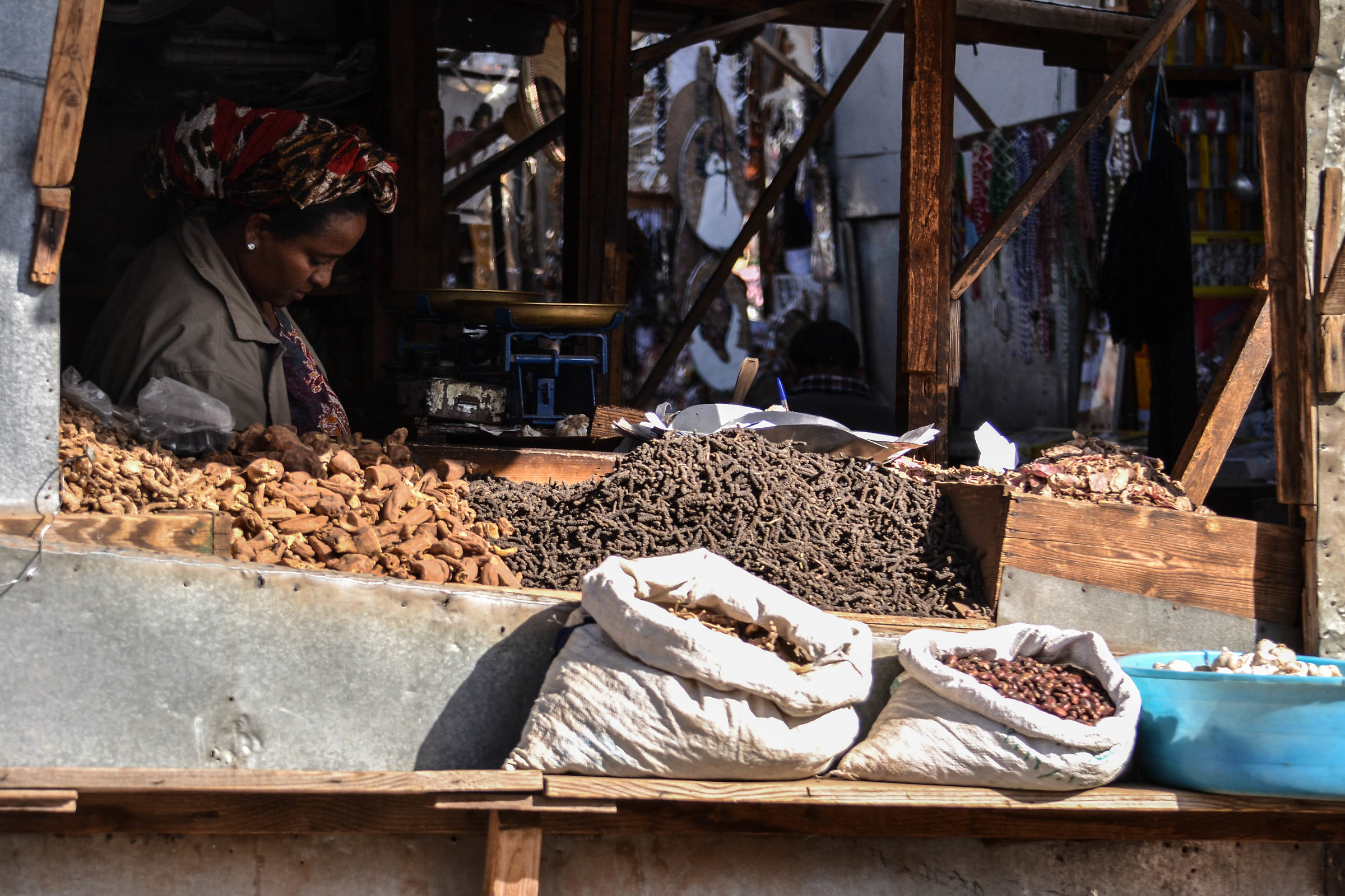 to the market in Asmara