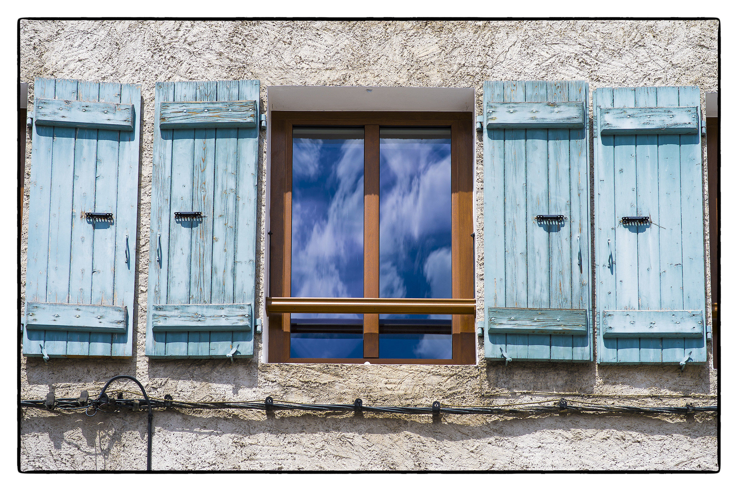 Finestra con riflesso