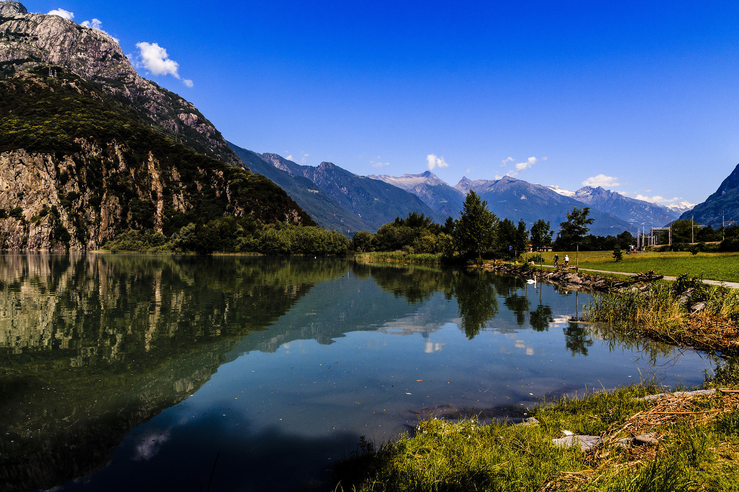La montagna che si specchia