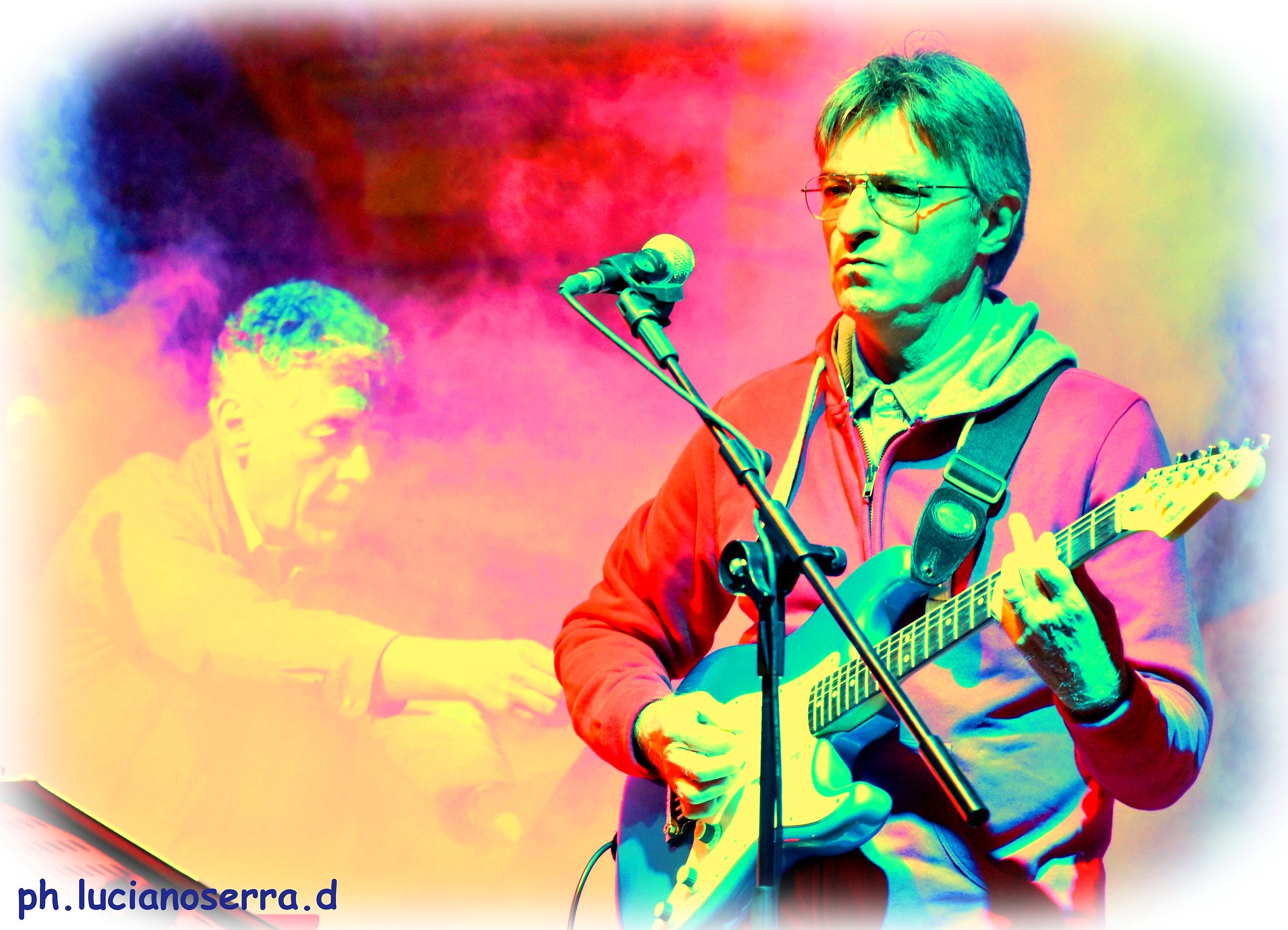 Mario Aldo in the fog ... and Sergio