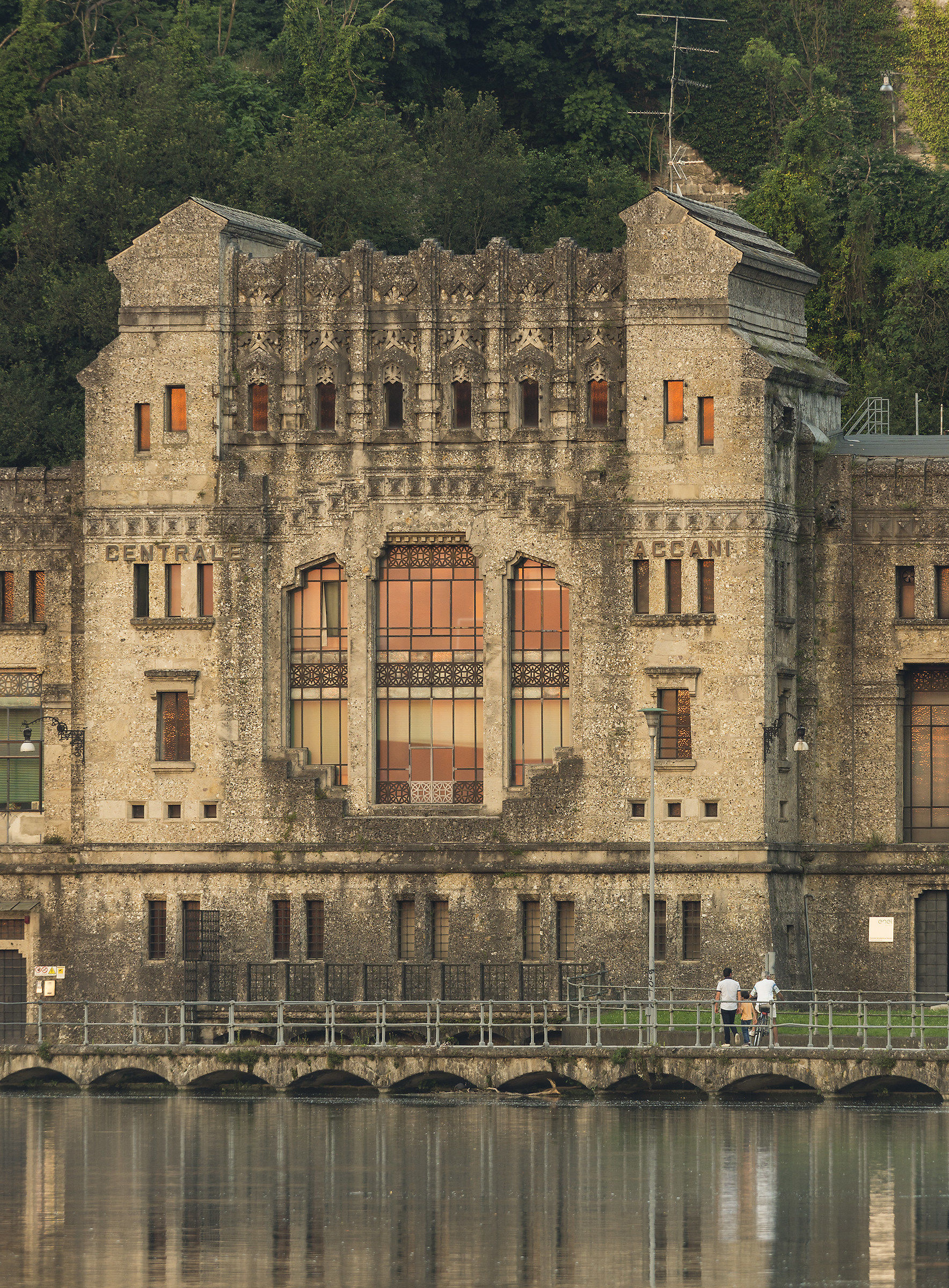 Admiring the central Taccani