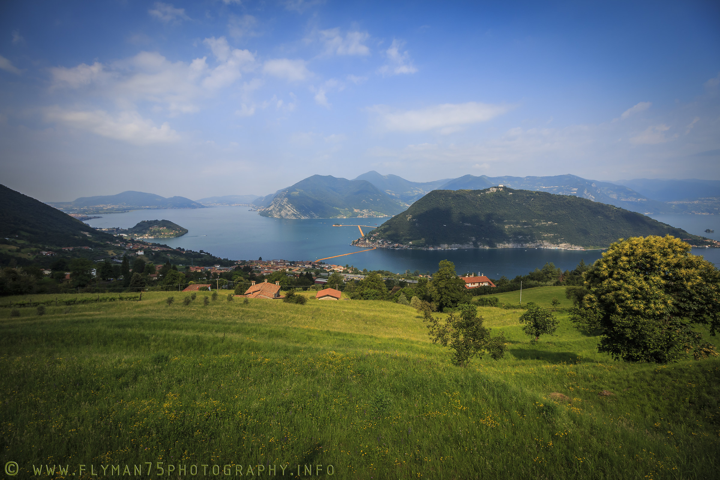 The Floating Piers - Christ: walkway on Lake Iseo