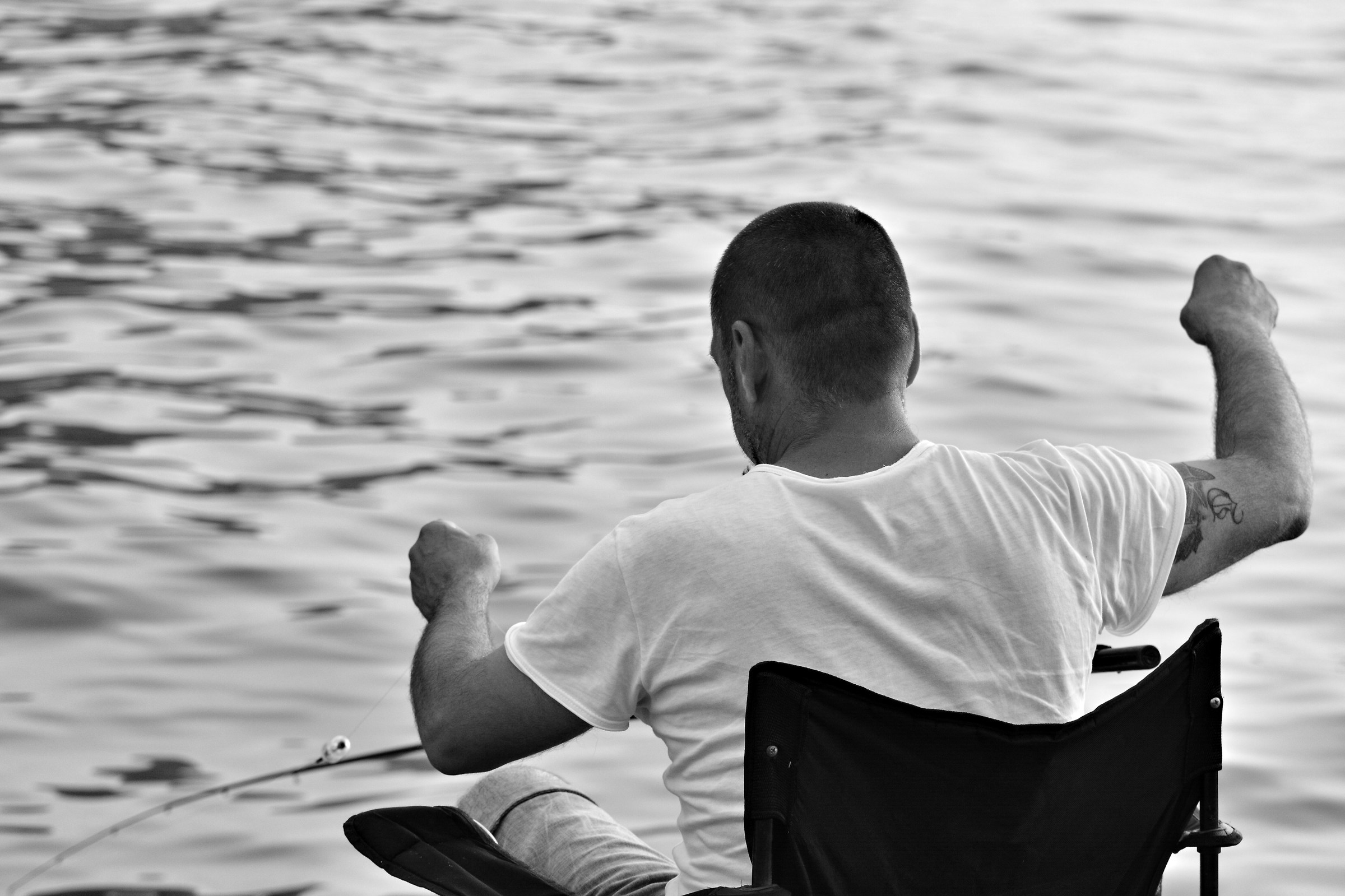 Fisherman at the port of Castellammare di Stabia