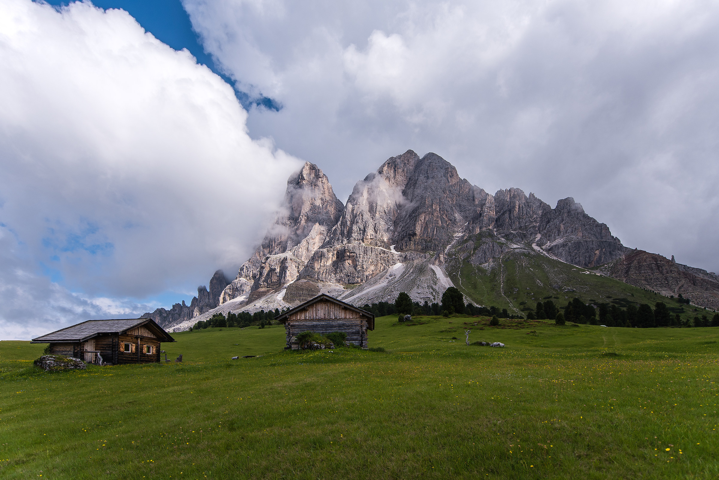 The Putia and Alex alp (Val Badia)