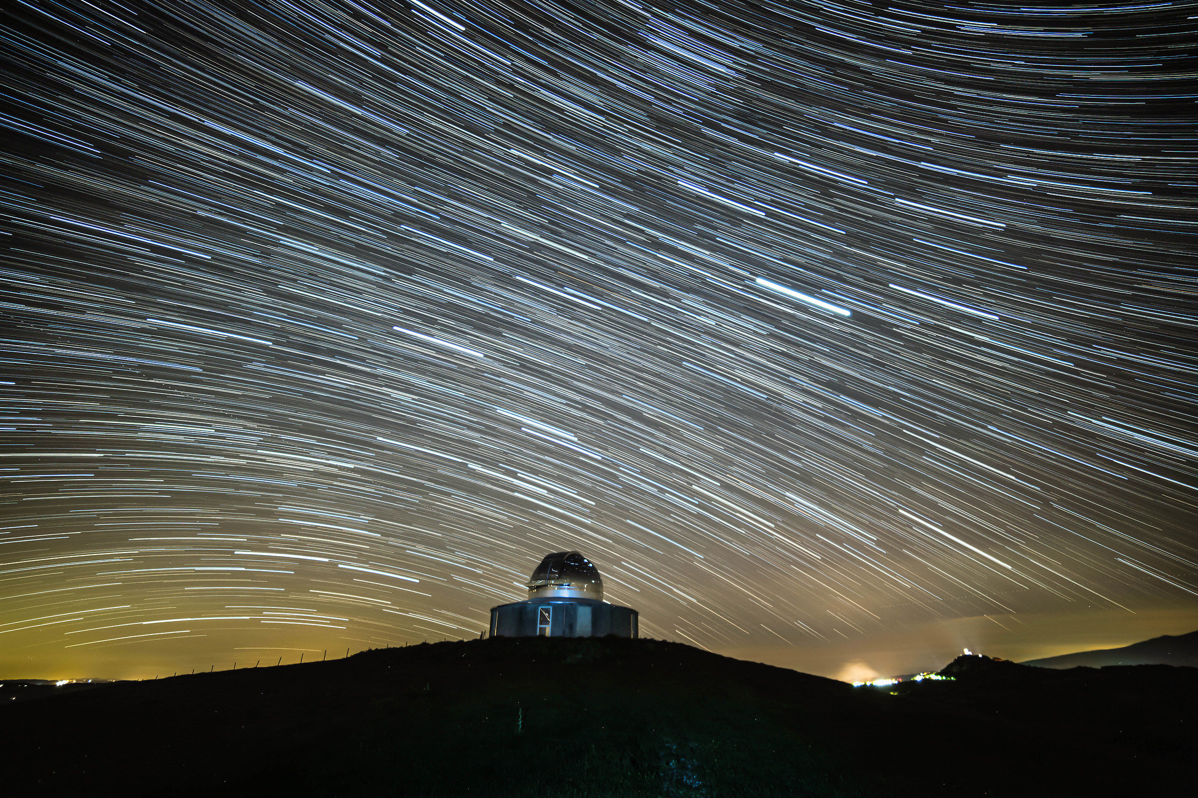 Startrail Monte Calcinaio