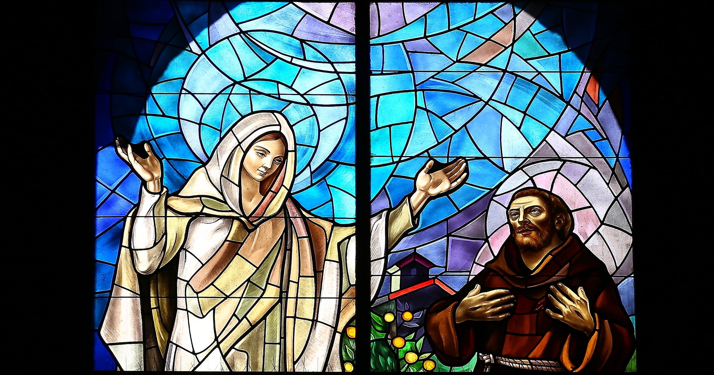 stained glass window