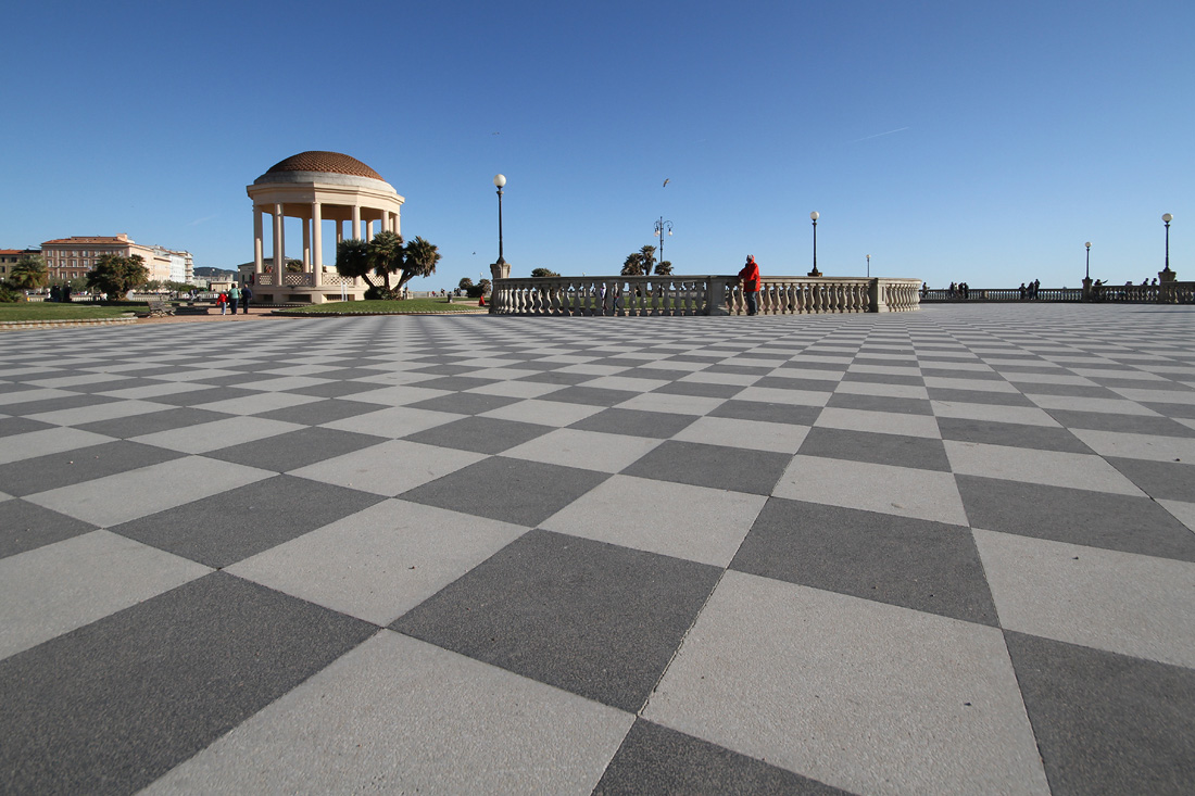 A clear day in Livorno