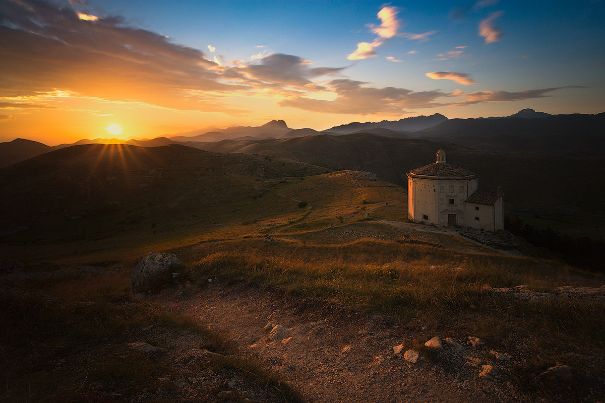 Sunset at Rocca Calascio