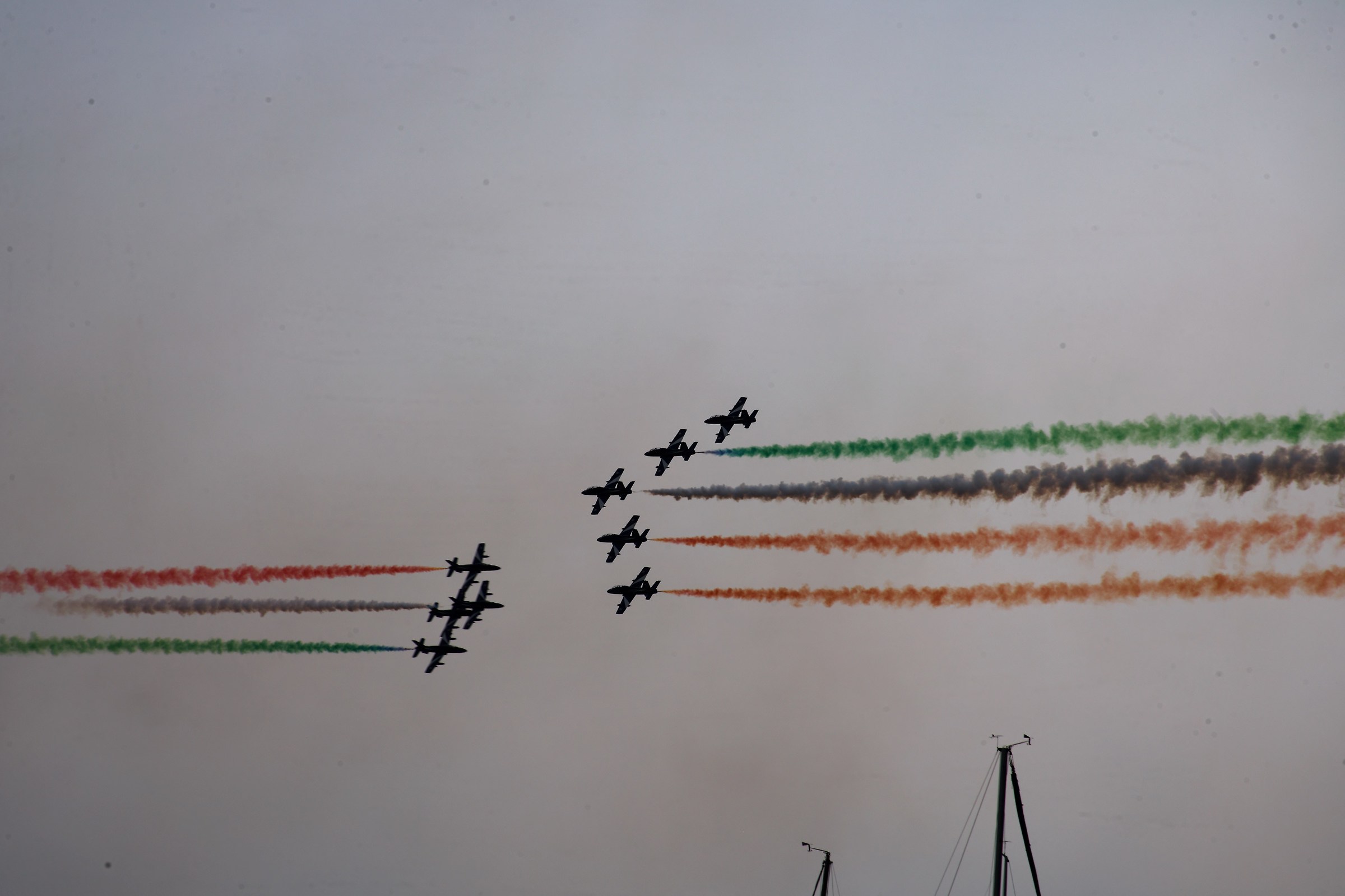 Frecce tricolore sul lago maggiore