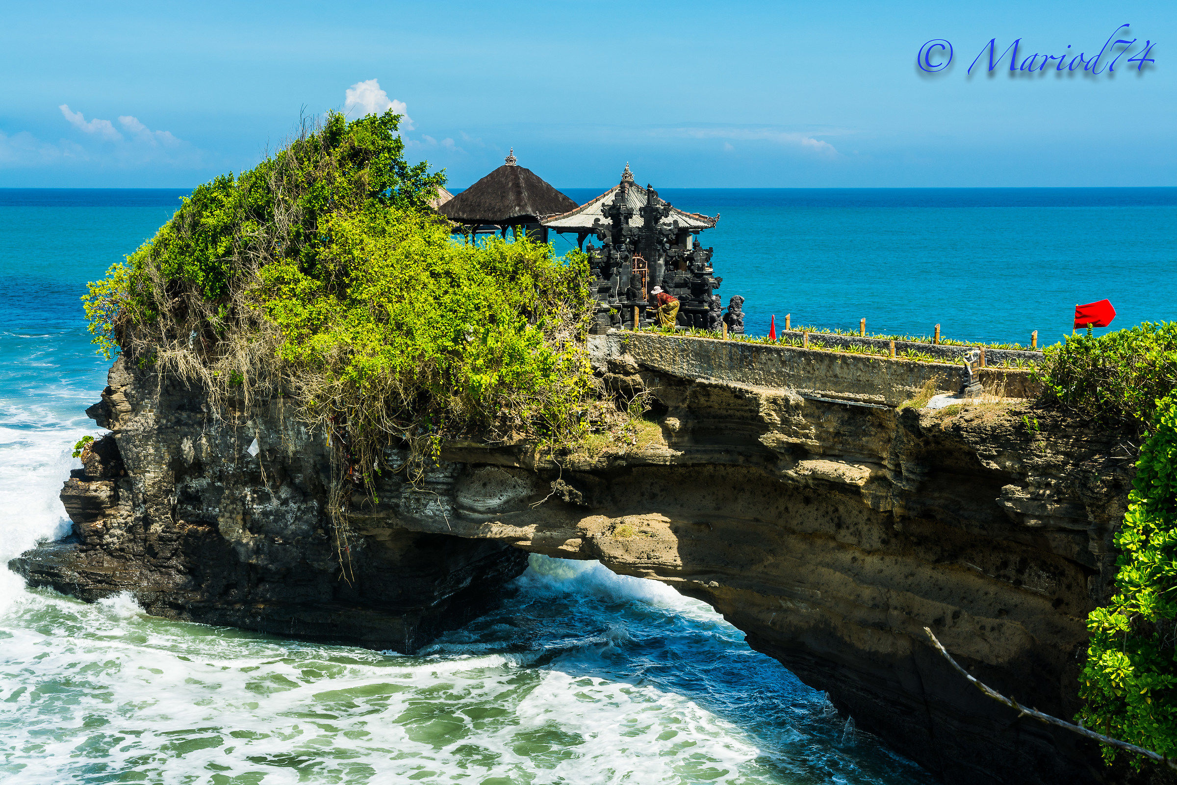 Indonesia Bali Tanah Lot il tempio sul mare-2
