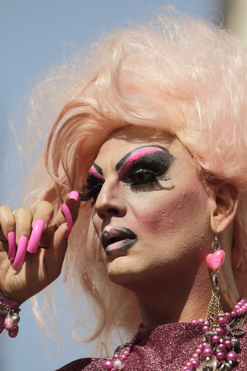 La drag queen...