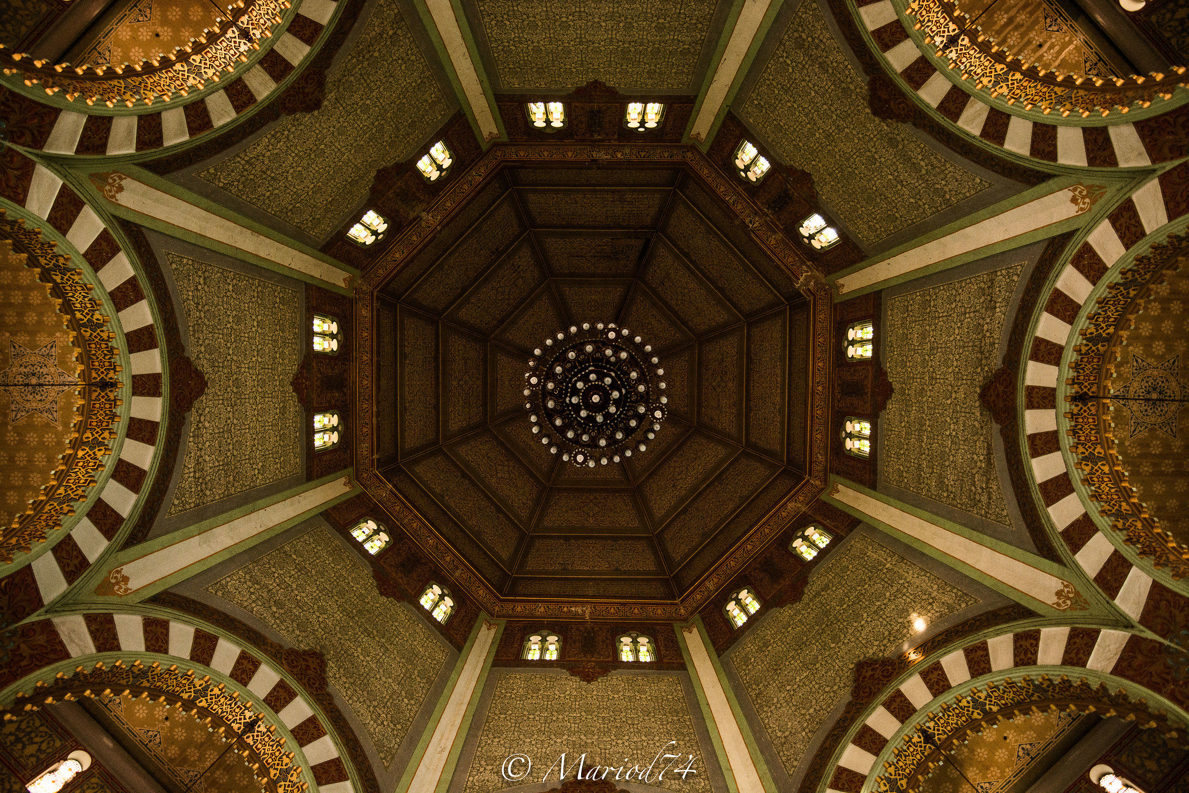 Indonesia Medan Grande Moschea di Al-Mashun (Tetto)