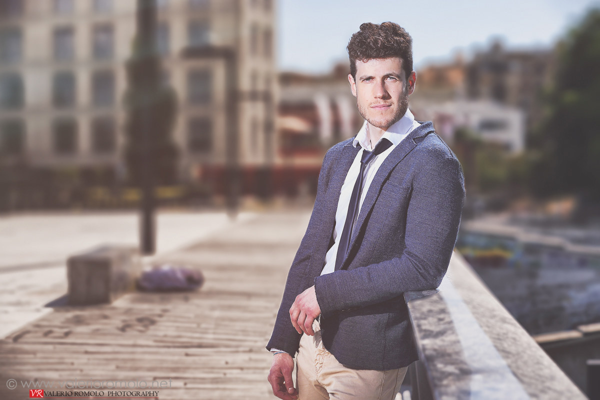 Test of man's portrait