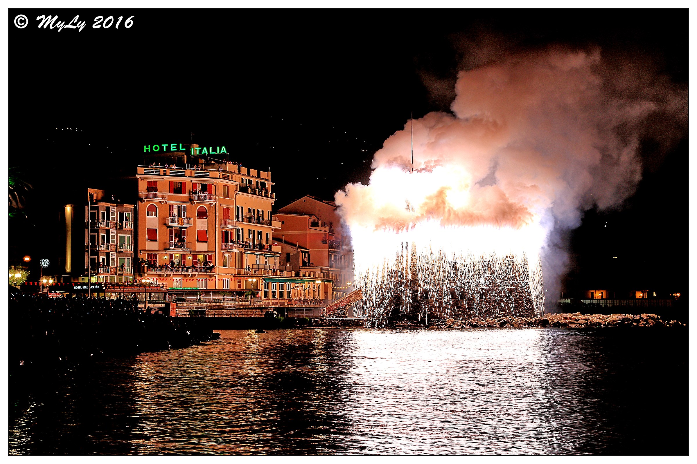 Incendio al castello