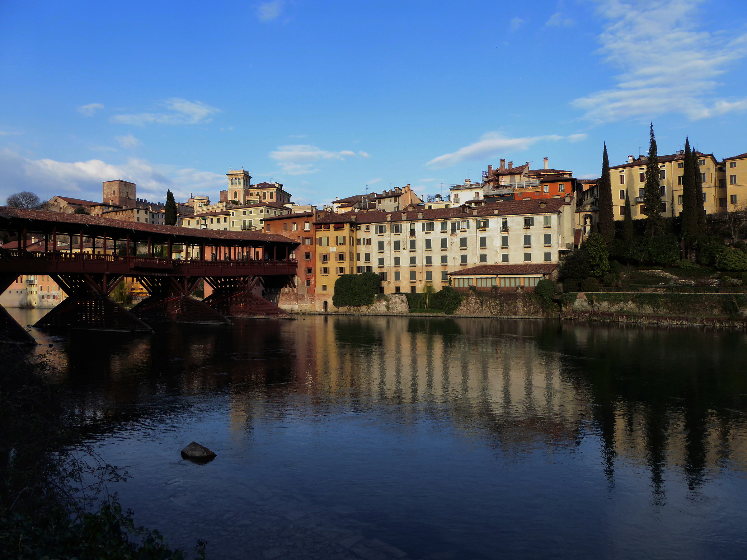 Bassano del Grappa the bridge of the Alpini