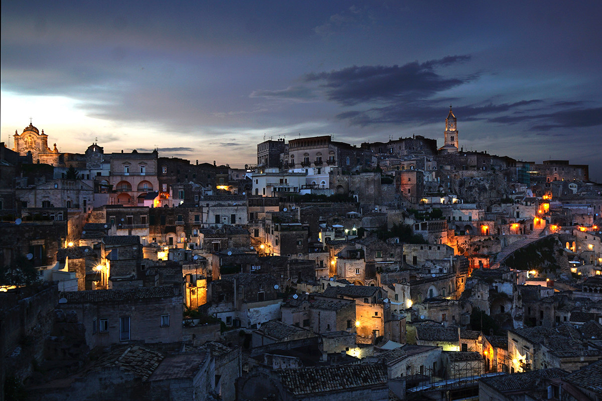 Matera al tramonto