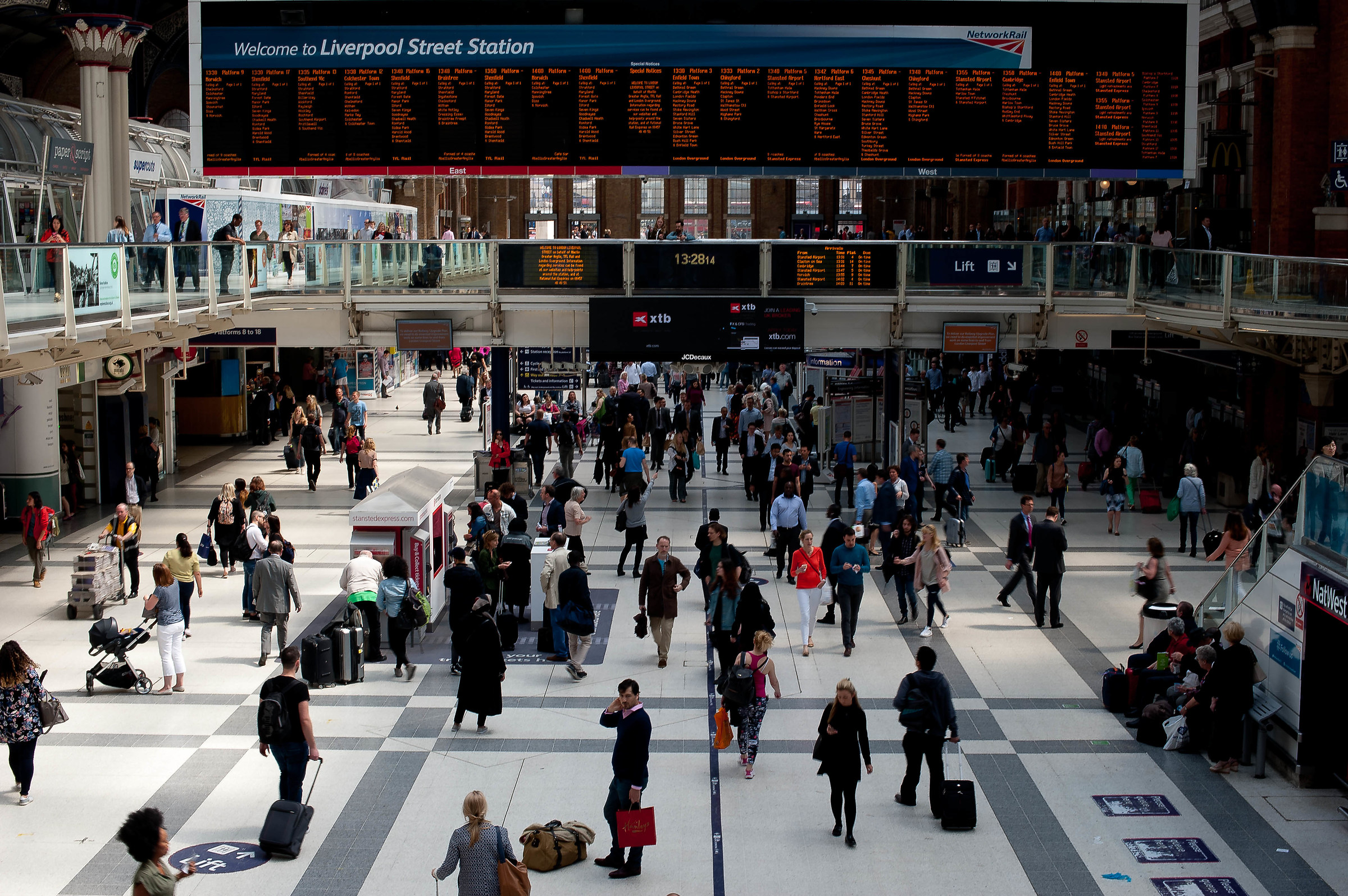 Liverpool Street Station Londra.